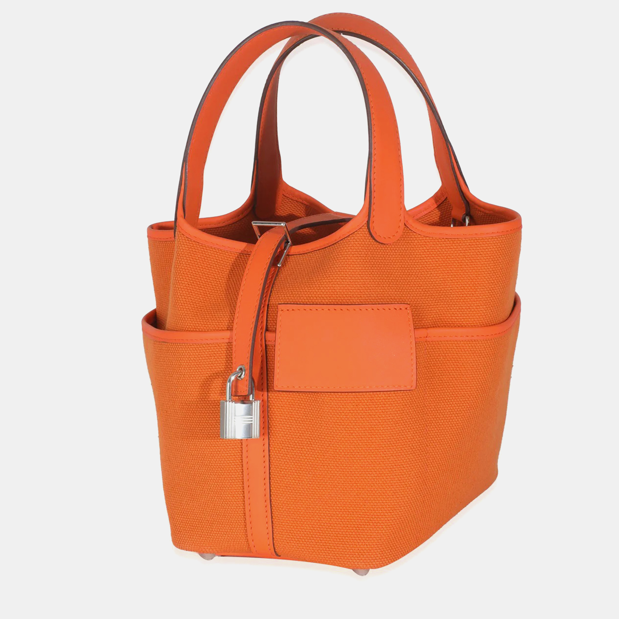 Hermes Orange Toile Goeland Swift Cargo Picotin Lock 18 PHW bag
Hermes Orange Toile Goeland Swift Cargo Picotin Lock 18 PHW bag