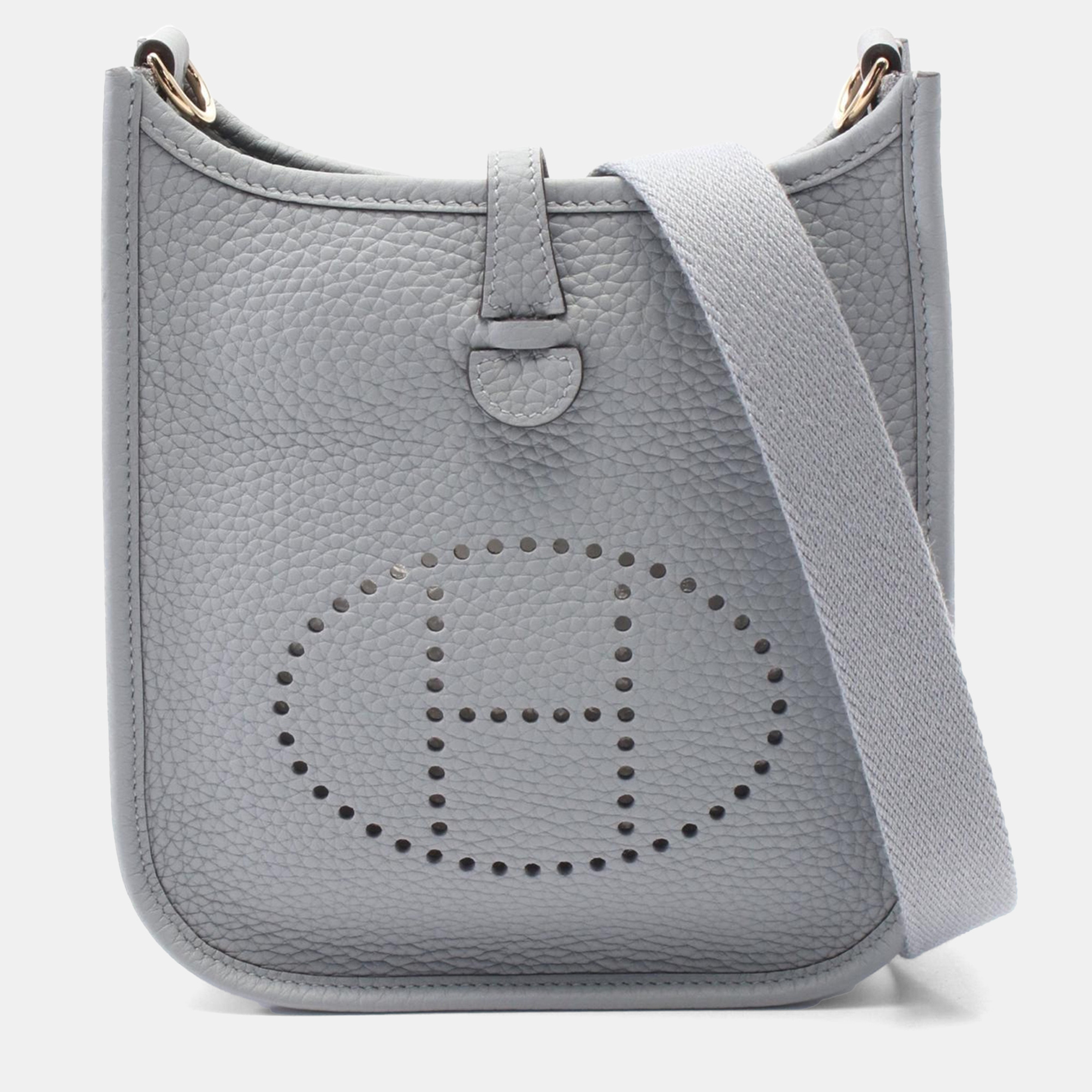 Hermes Glacier Blue Clemence Leather Evelyne Shoulder Bag TPM
Hermes Glacier Blue Clemence Leather Evelyne Shoulder Bag TPM