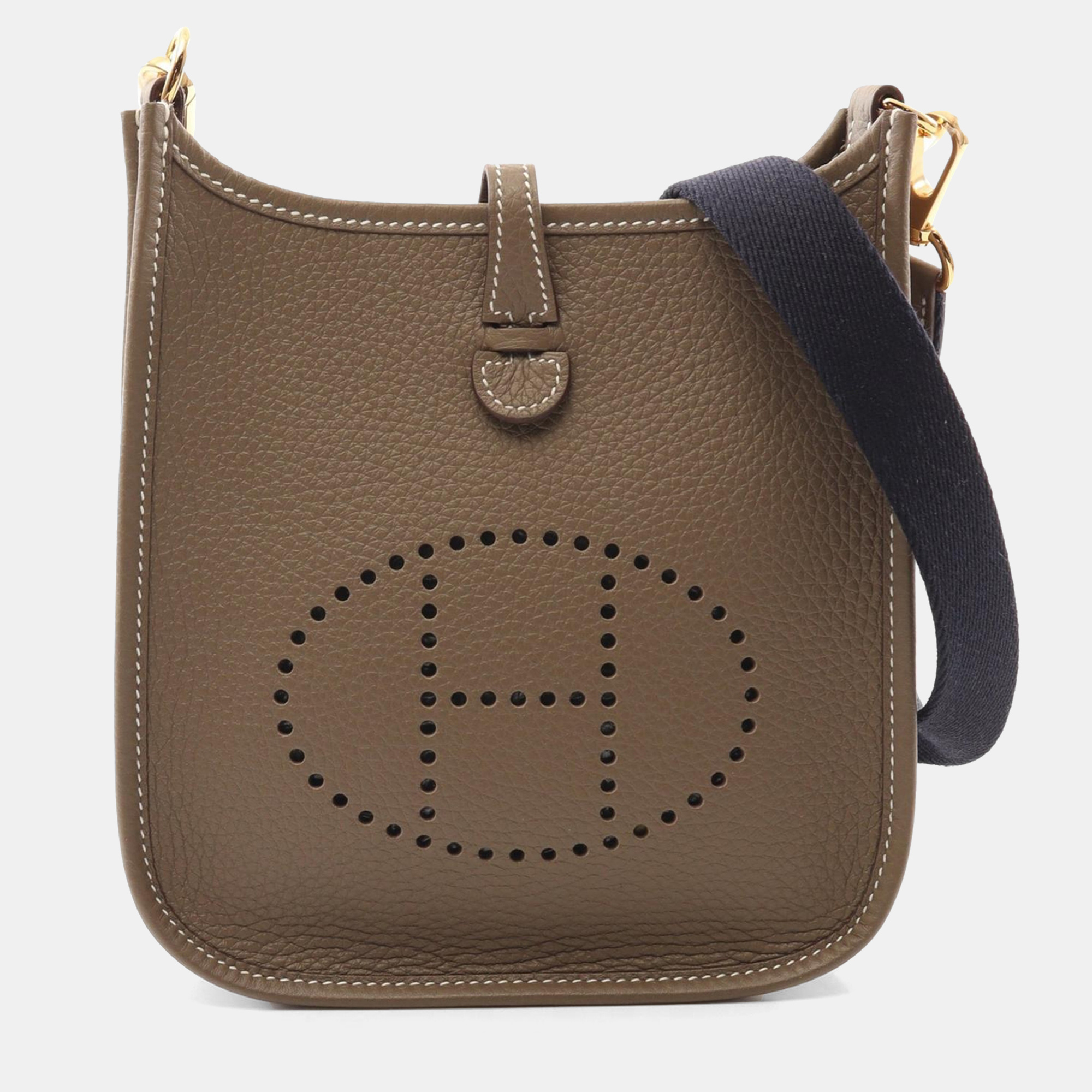 Hermes Etoupe Taurillon Clemence Evelyne Amazon Shoulder Bag TPM, Brown
Hermes Etoupe Taurillon Clemence Evelyne Amazon Shoulder Bag TPM, Brown