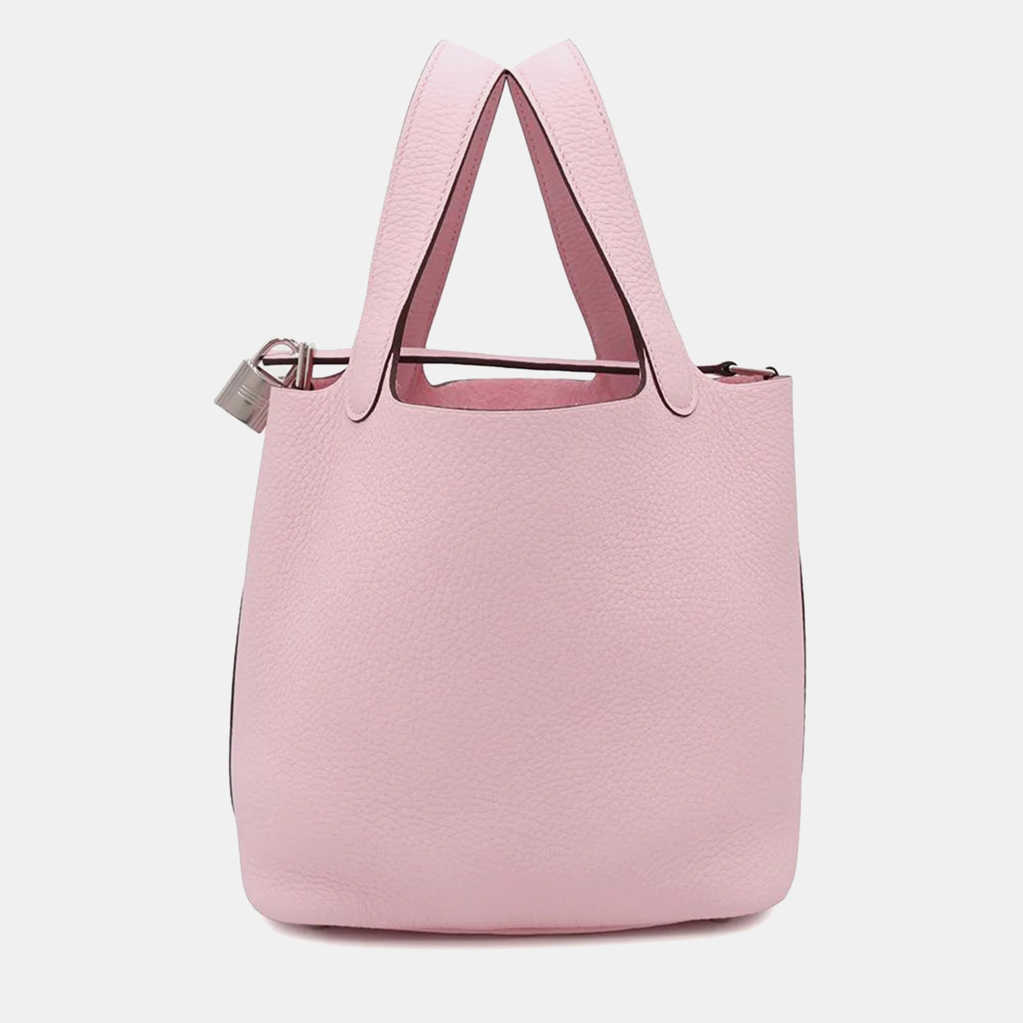 Hermes Rose Sakura Taurillon Clemence Picotin Lock Size PM, Pink
Hermes Rose Sakura Taurillon Clemence Picotin Lock Size PM, Pink