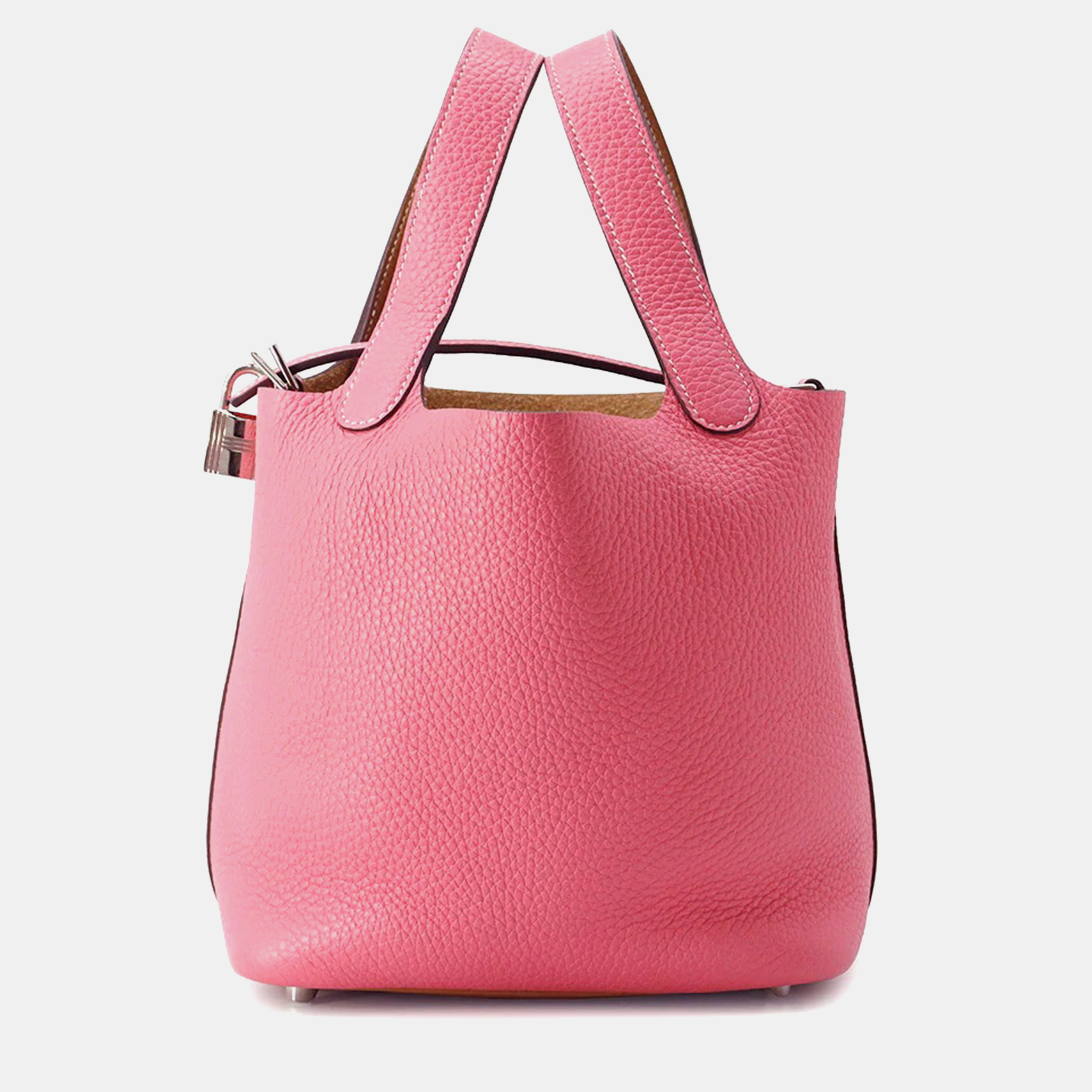 Hermes Picotin Lock Casaque Sesame / Rose Azalee Taurillon Clemence PM, Pink
Hermes Picotin Lock Casaque Sesame / Rose Azalee Taurillon Clemence PM, Pink