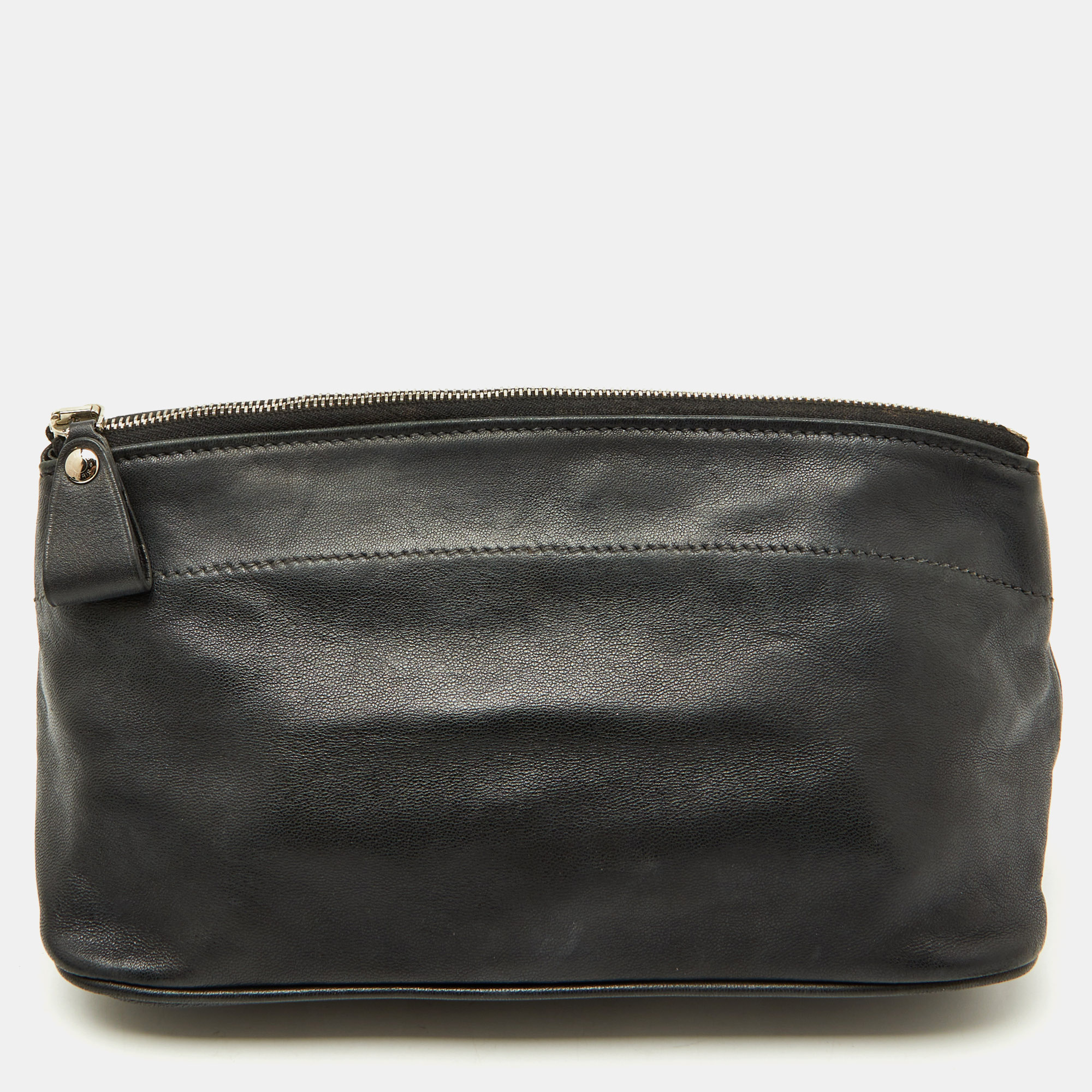 Hermes Black Swift Leather Tohubohu Pouch MM Bag - Hermes - Modalova