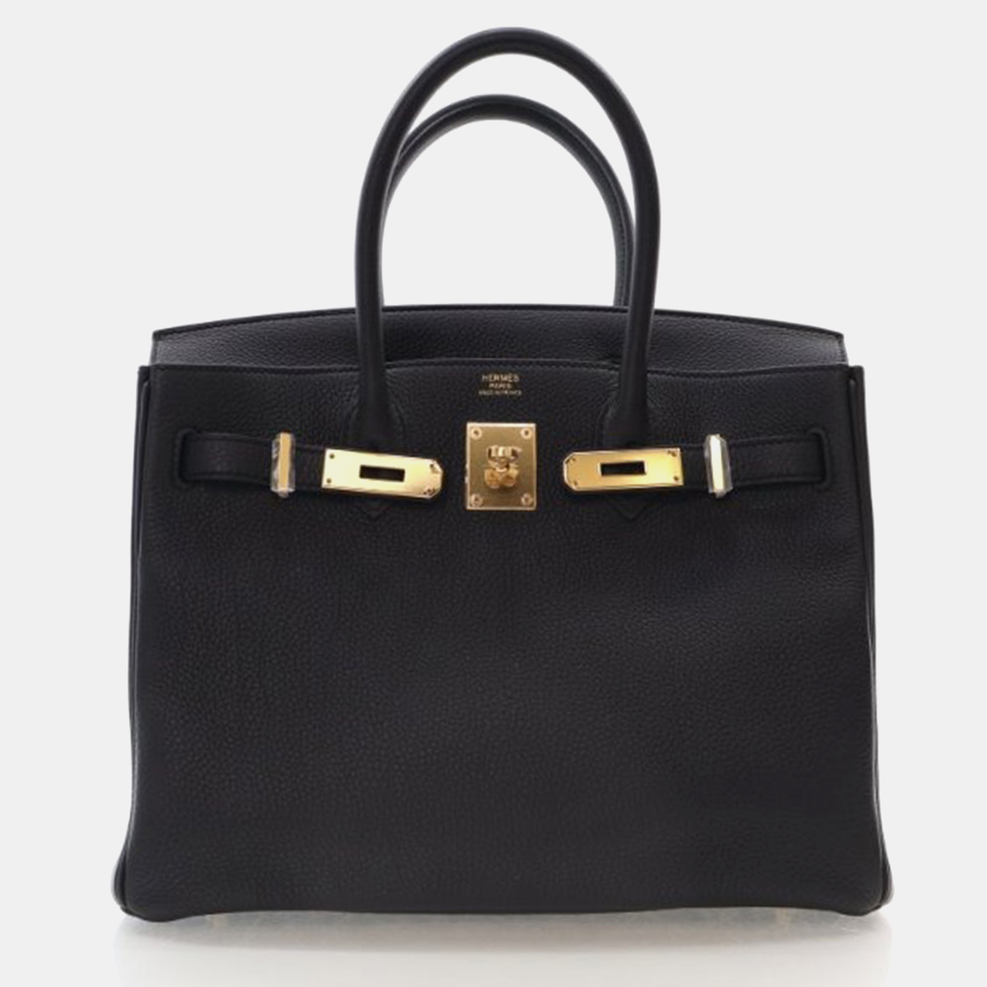 Hermes Birkin 30 Black Togo Leather Handbag
Hermes Birkin 30 Black Togo Leather Handbag