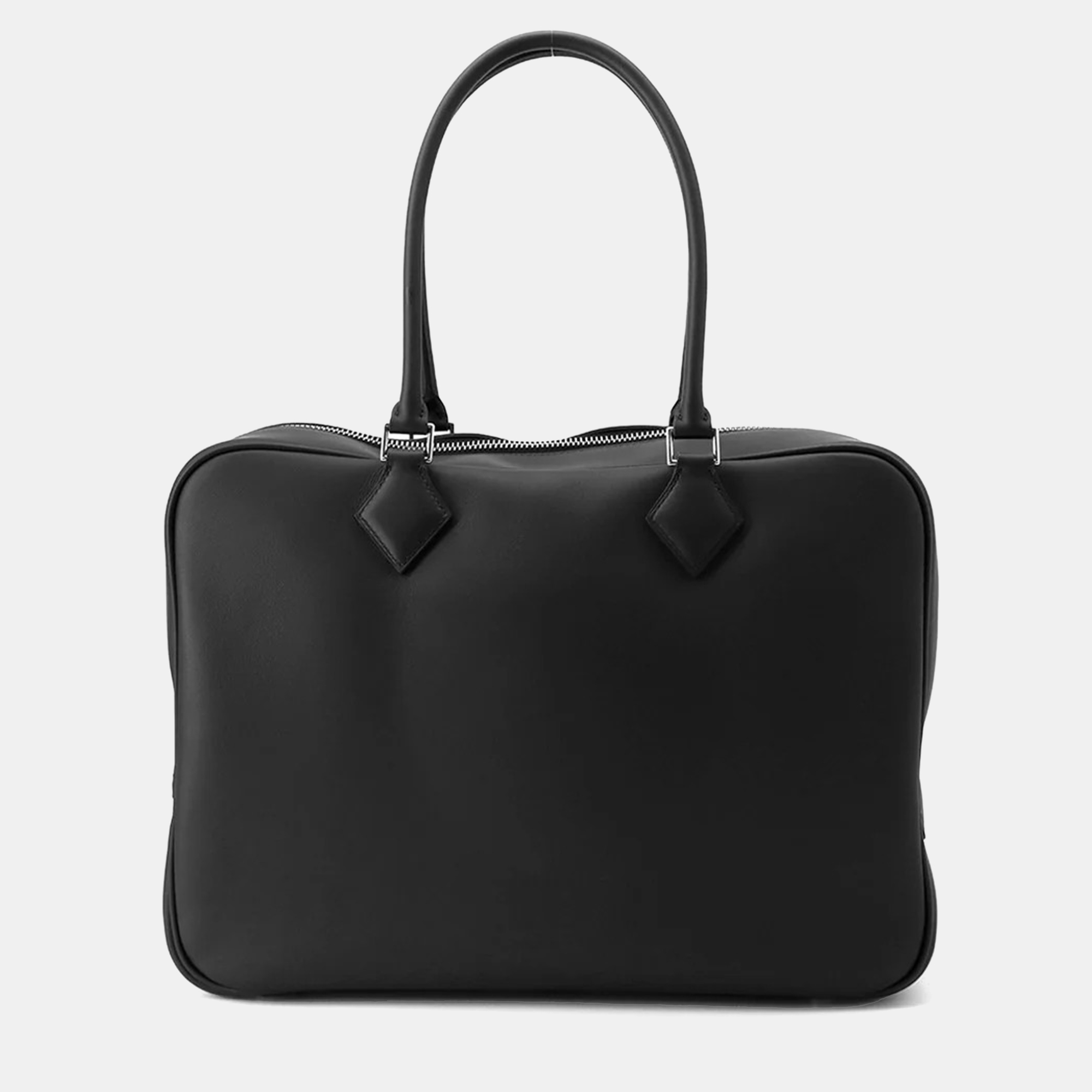 Hermes Plume 32 Black Swift Leather Handbag - Hermes - Modalova
