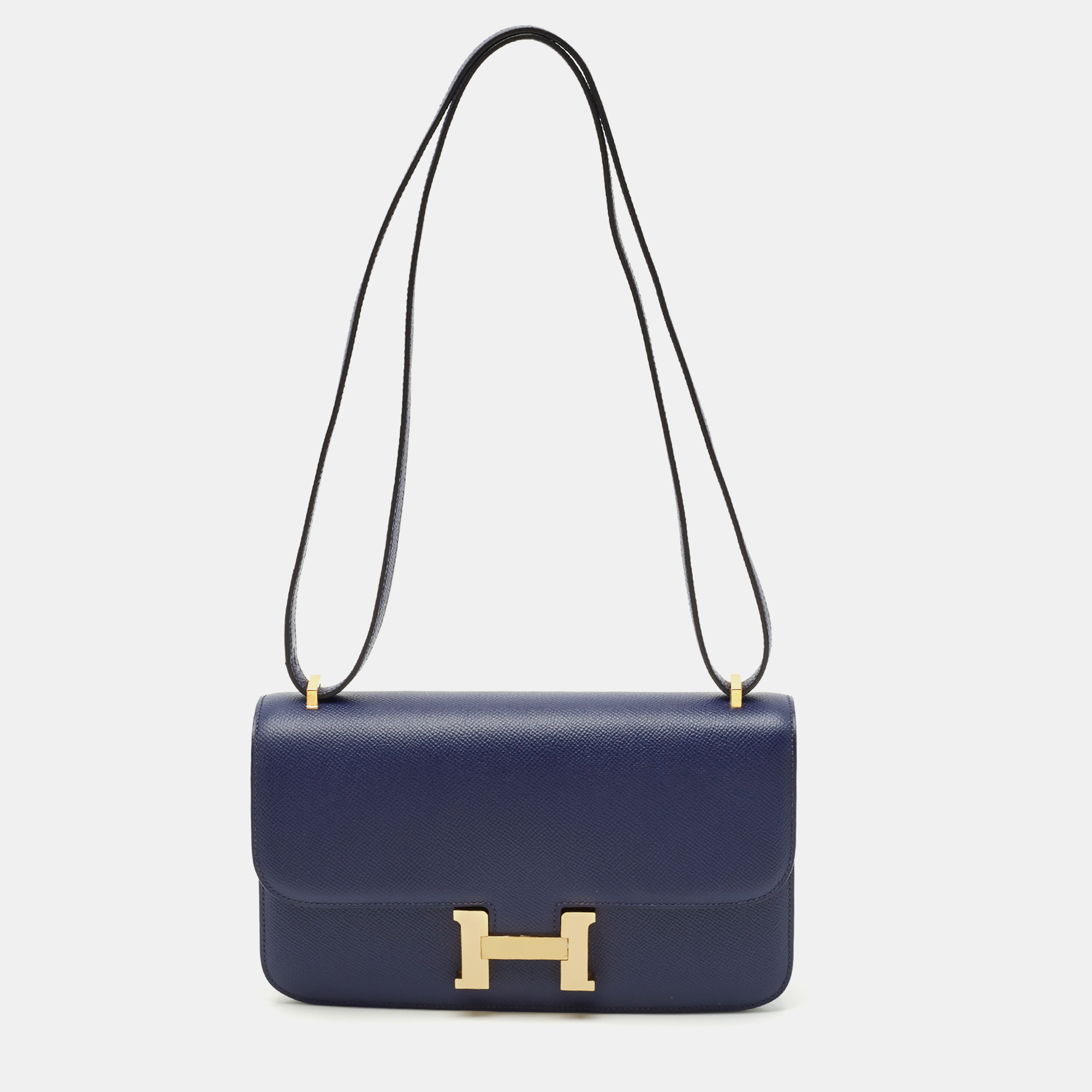 Hermès Bleu Saphir Epsom Leather Gold Finish Constance Elan Bag, Blue
Hermès Bleu Saphir Epsom Leather Gold Finish Constance Elan Bag, Blue