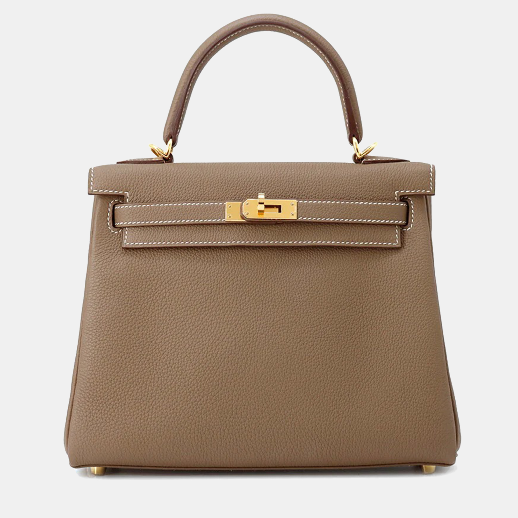 Hermes Kelly Retourne Etoupe Togo Leather Size, Brown 
Hermes Kelly Retourne Etoupe Togo Leather Size, Brown