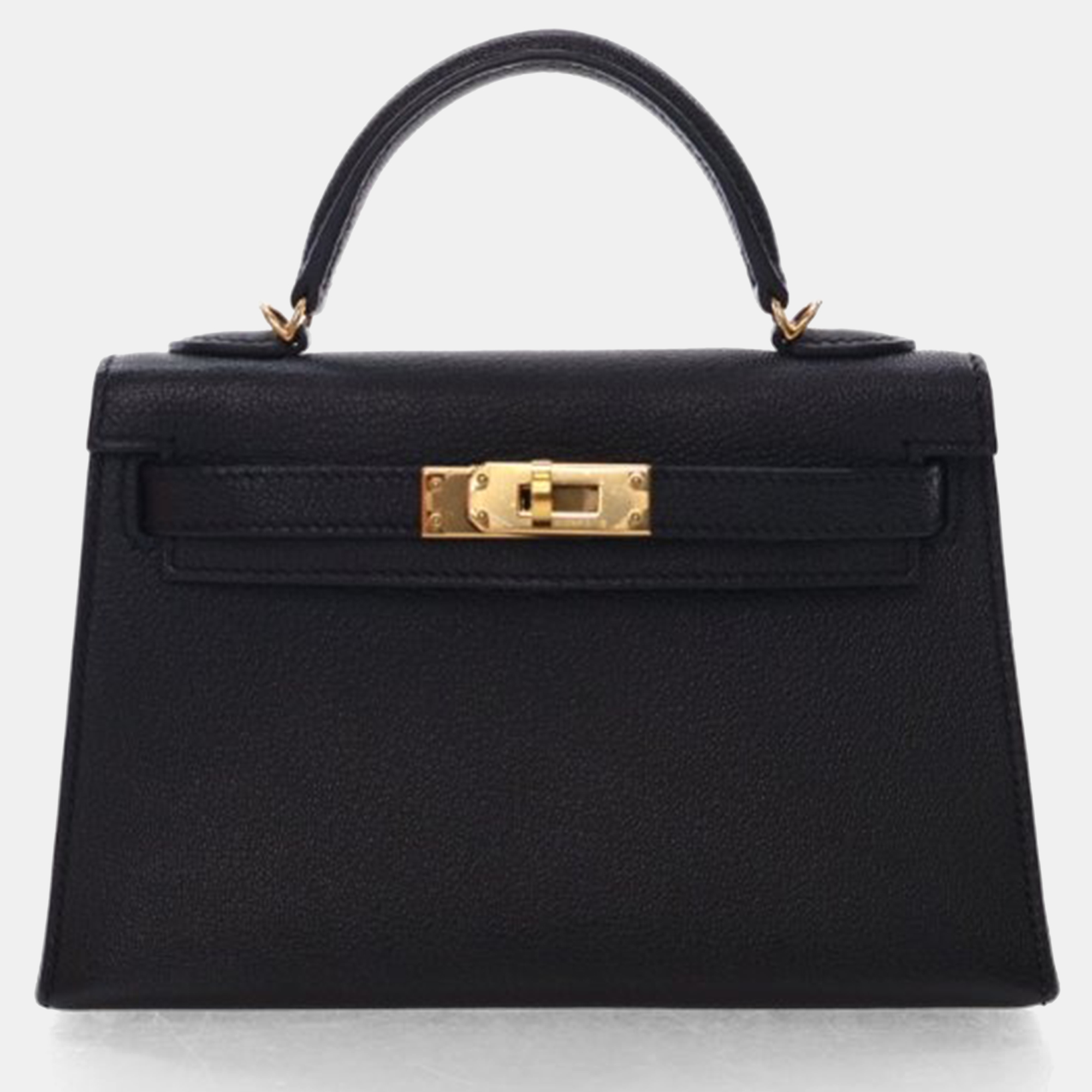 Hermes Noir Chevre Mini Kelly 20, Black
Hermes Noir Chevre Mini Kelly 20, Black