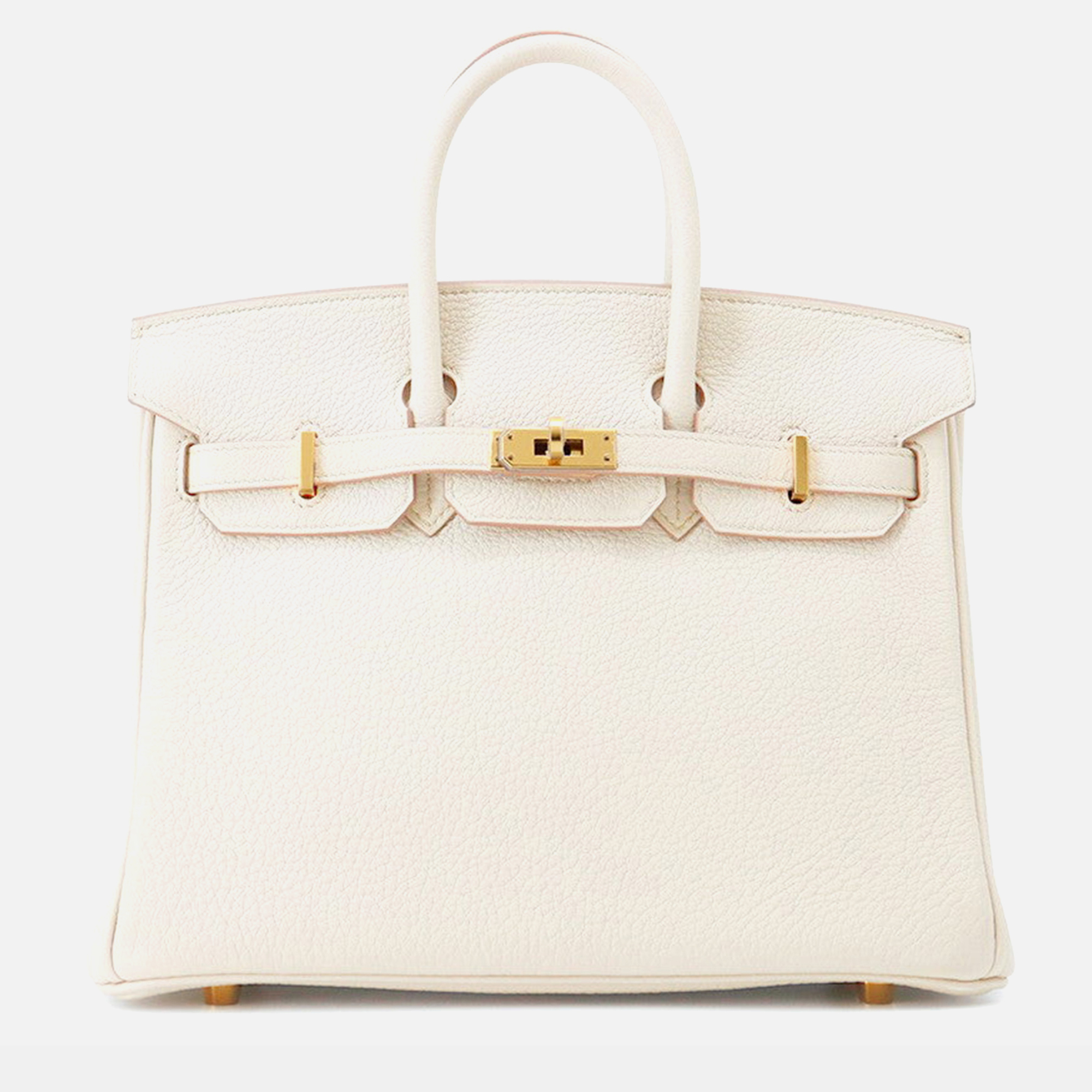 Hermes Birkin Beton Togo Leather Size, White 
Hermes Birkin Beton Togo Leather Size, White