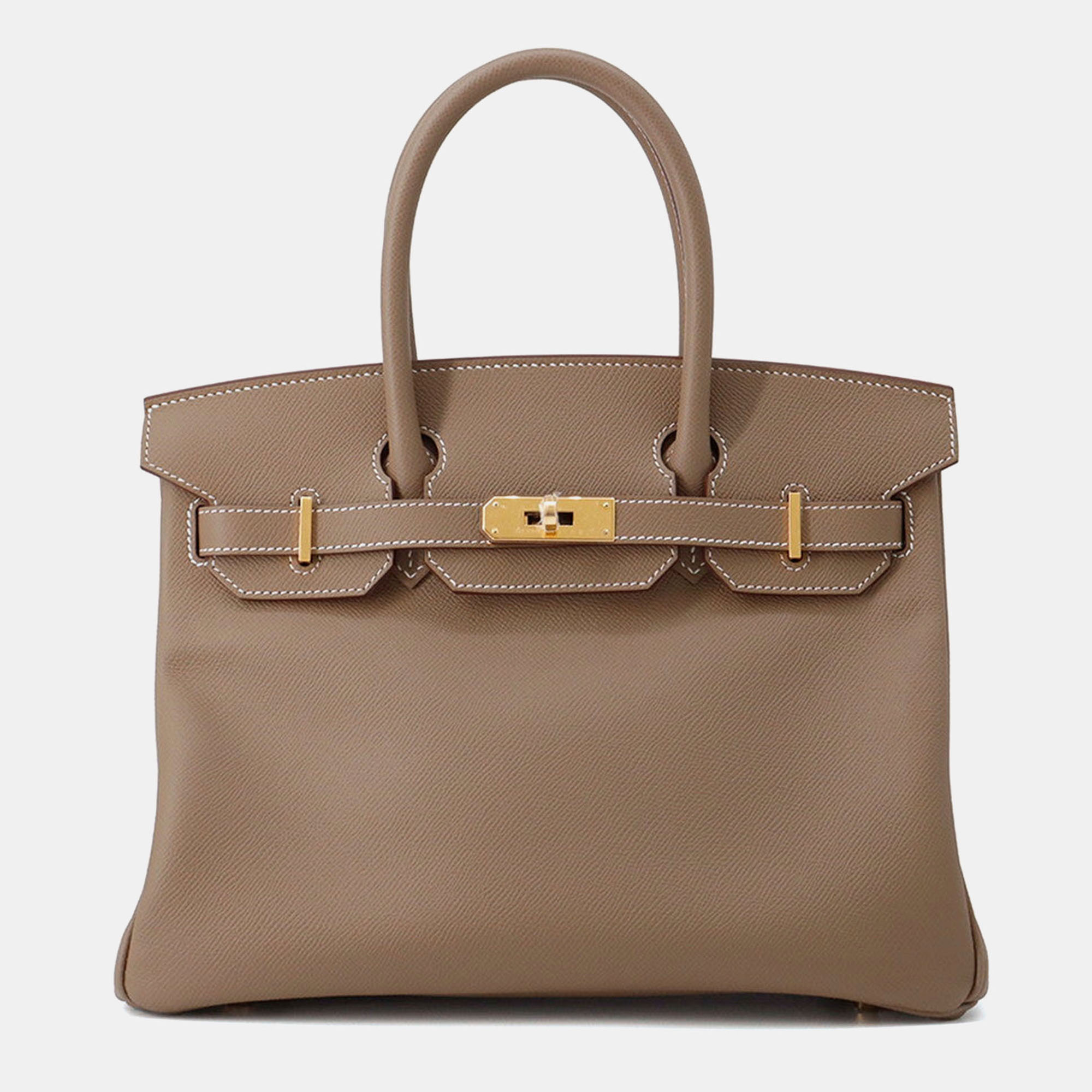 Hermes Birkin Etoupe Epsom Size, Brown
Hermes Birkin Etoupe Epsom Size, Brown