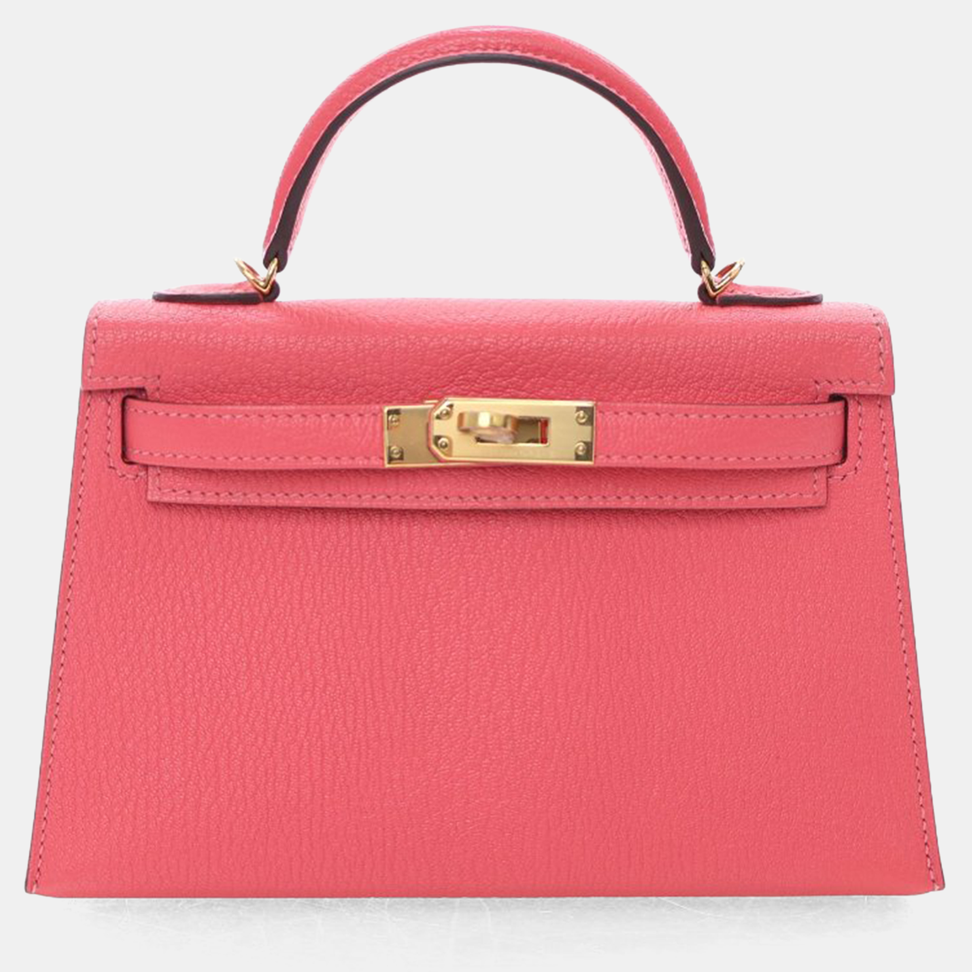Hermes Rose Azalea Chevre Mysore Mini Kelly 20, Pink
Hermes Rose Azalea Chevre Mysore Mini Kelly 20, Pink