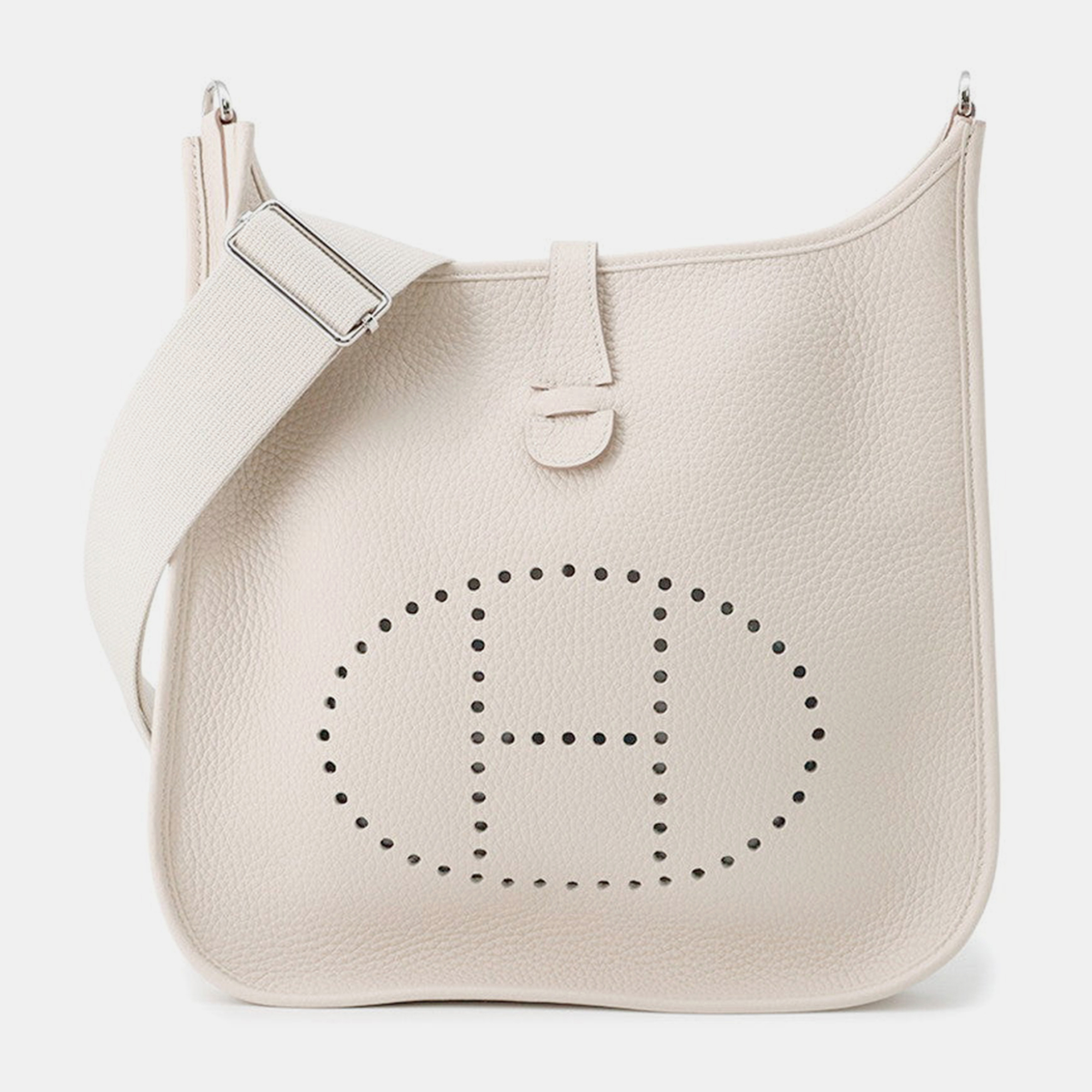 Hermes Evelyne 3 Beton Taurillon Clemence PM, White
Hermes Evelyne 3 Beton Taurillon Clemence PM, White