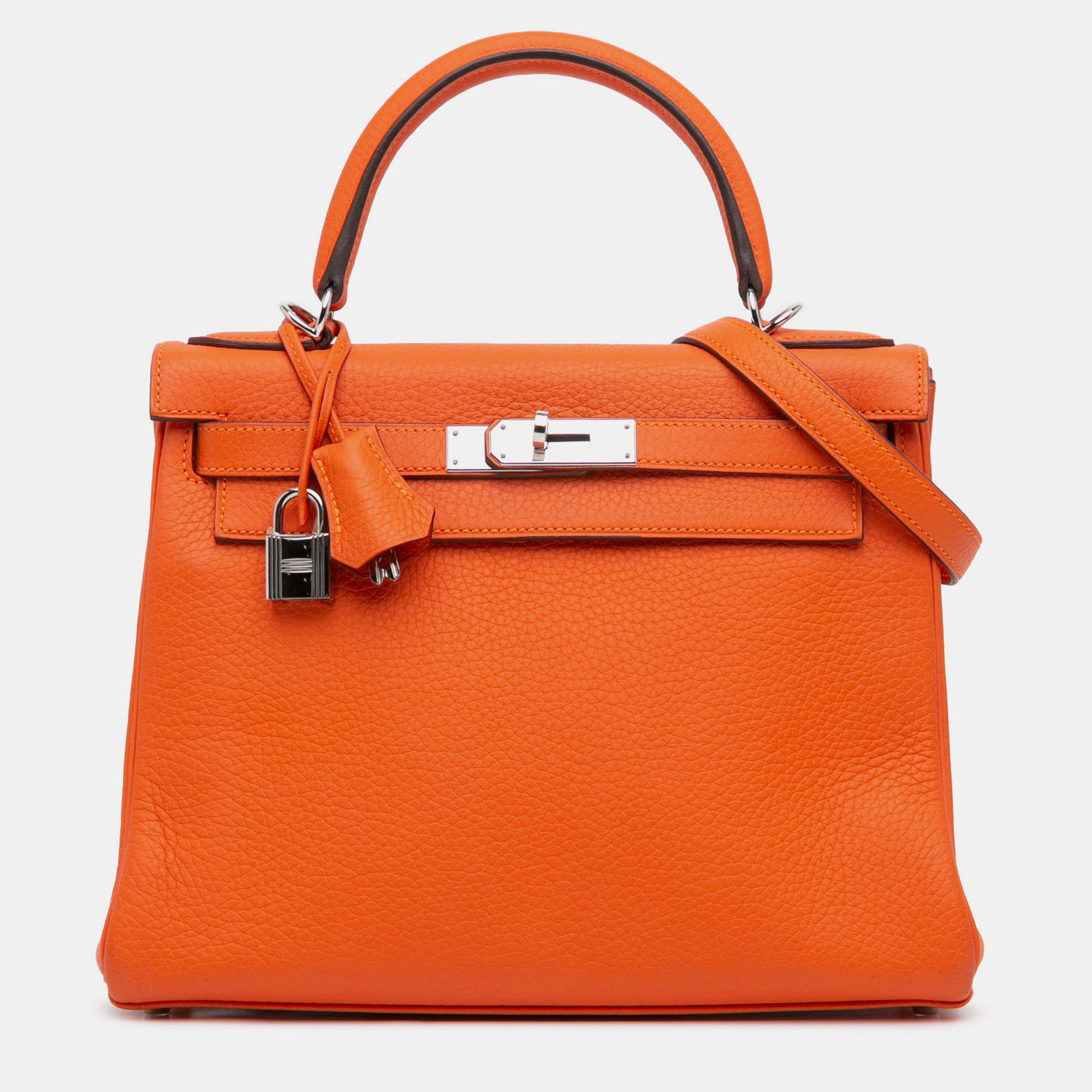 Hermes Feu Togo Kelly II Retourne 28, Orange
Hermes Feu Togo Kelly II Retourne 28, Orange