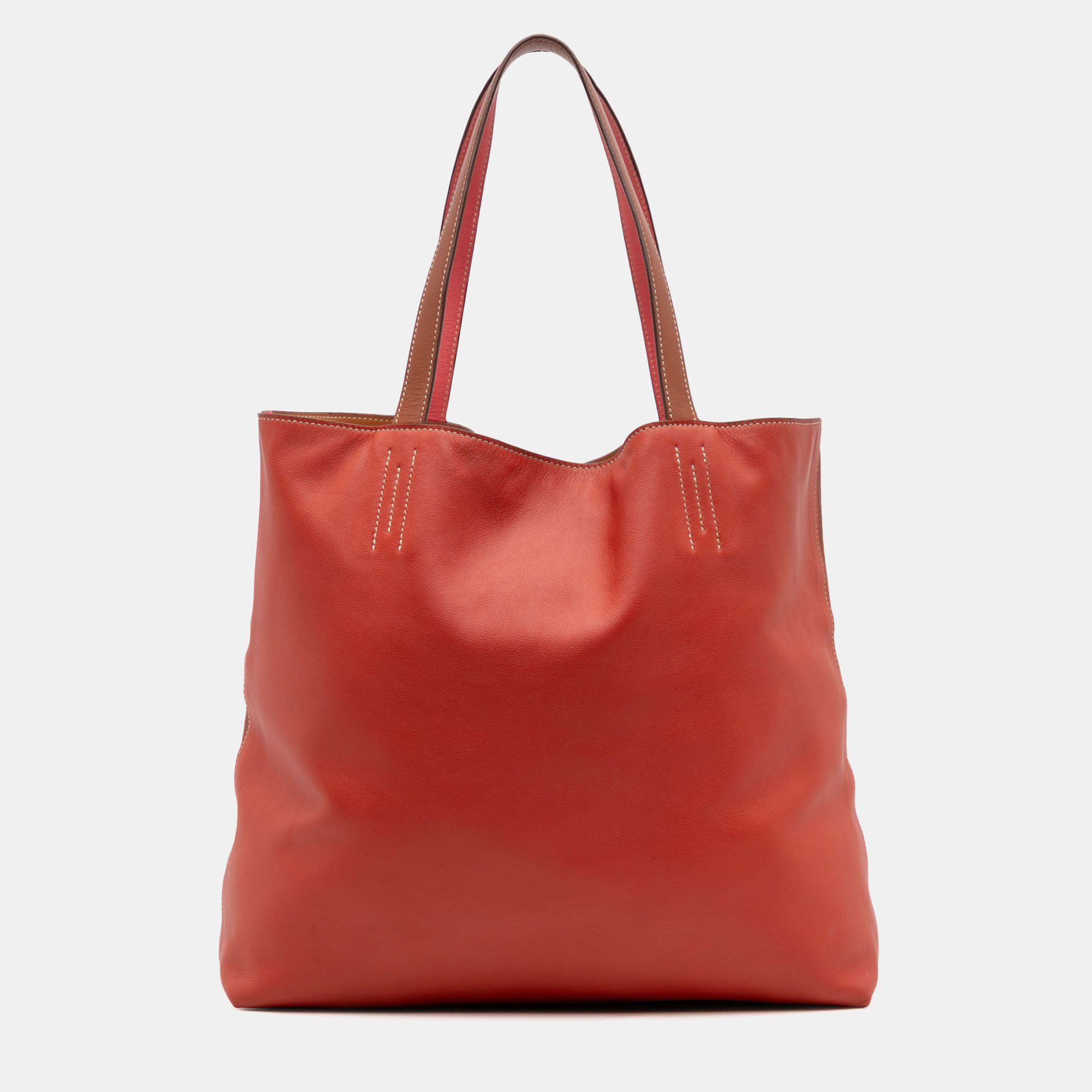 Hermes Gold, Rose Azalee, Rouge Casaque, and Brique Swift and Veau Sikkim Double Sens 28, Pink
Hermes Gold, Rose Azalee, Rouge Casaque, and Brique Swift and Veau Sikkim Double Sens 28, Pink