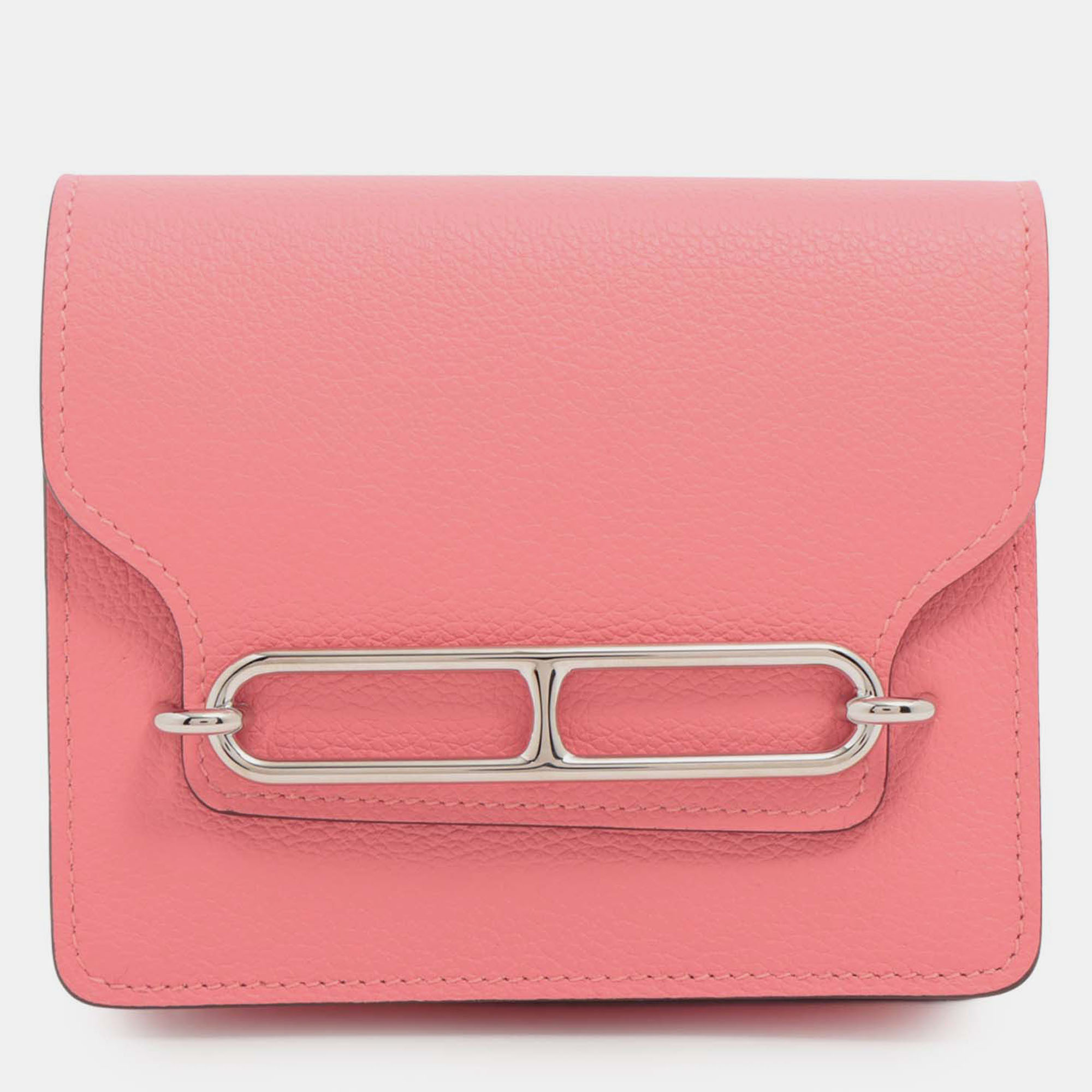 Hermes Pink Evercolor Roulis Slim Wallet
Hermes Pink Evercolor Roulis Slim Wallet