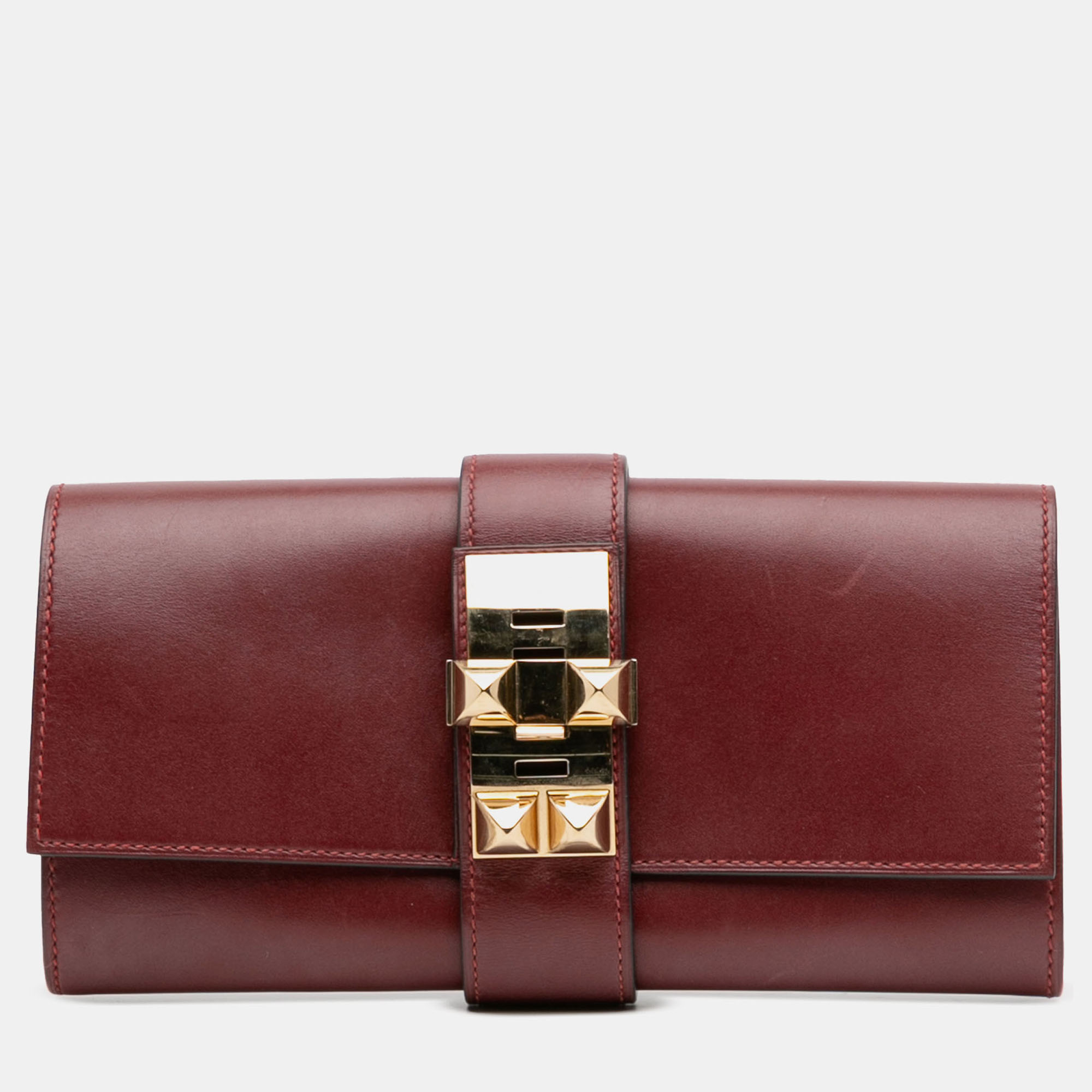 Hermes Red Swift Medor Clutch 23
Hermes Red Swift Medor Clutch 23