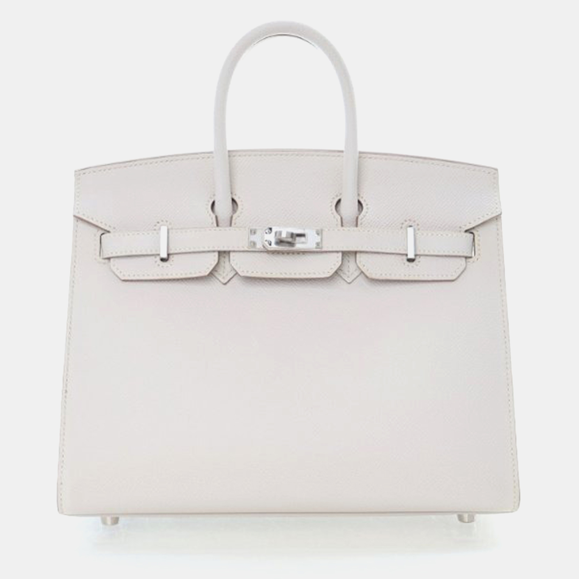 Hermes Gris Pale Epsom Sellier Birkin 25, Grey
Hermes Gris Pale Epsom Sellier Birkin 25, Grey