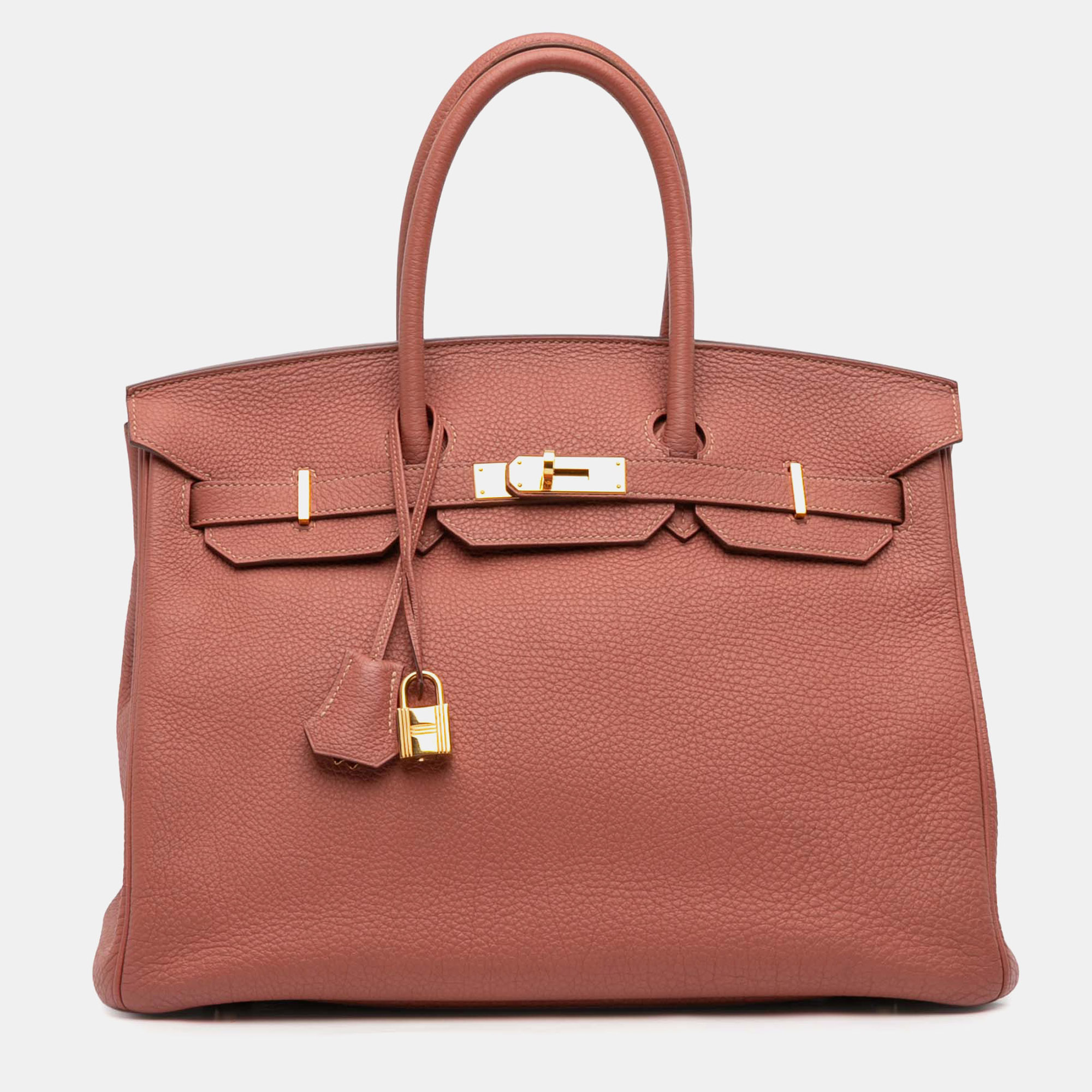 Hermes Gold Pink Togo Birkin Retourne 35
Hermes Gold Pink Togo Birkin Retourne 35