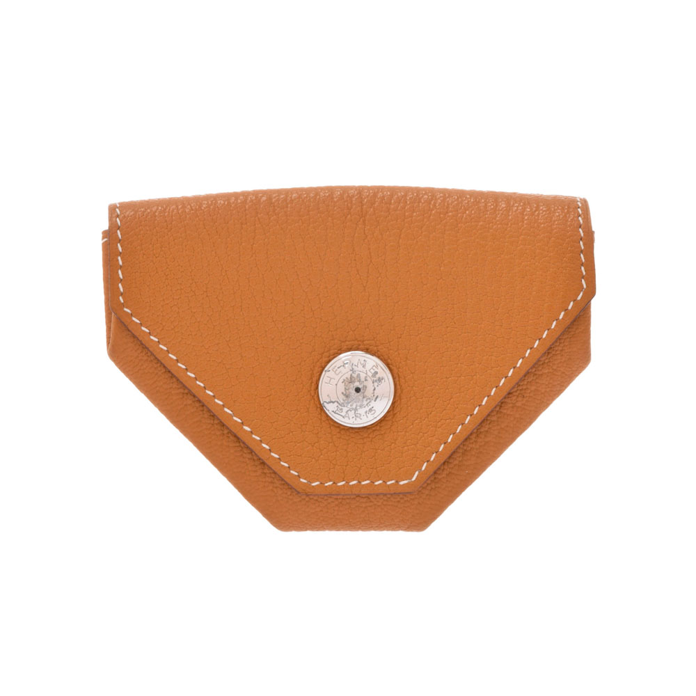 Image of Hermes Brown Leather Revan Cattle Wallet