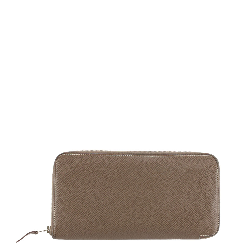 Hermes Brown Epsom Leather Azap Wallet