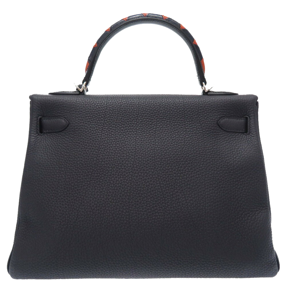 Hermes Black Calf Leather Gallop Palladium Hardware Kelly 32 Bag
Hermes Black Calf Leather Gallop Palladium Hardware Kelly 32 Bag