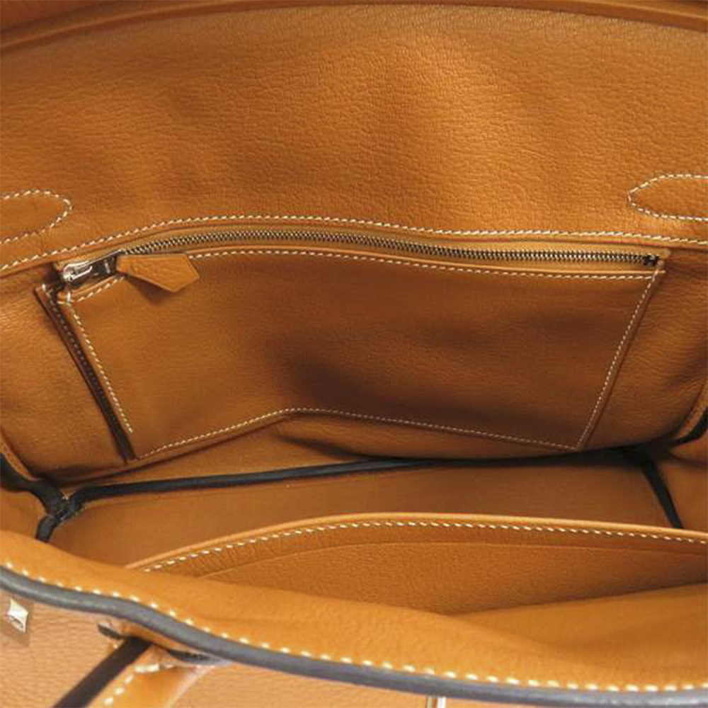Hermes Brown Taurillon Clemecne Leather Palladium Hardware Birkin 30 Bag7