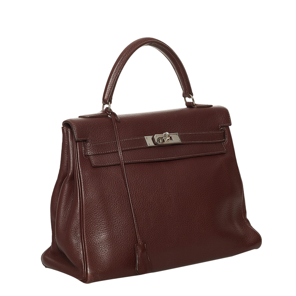 Hermes Brown Togo Leather & Palladium-Plated Hardware Kelly Retourne 32 Bag
Hermes Brown Togo Leather & Palladium-Plated Hardware Kelly Retourne 32 Bag