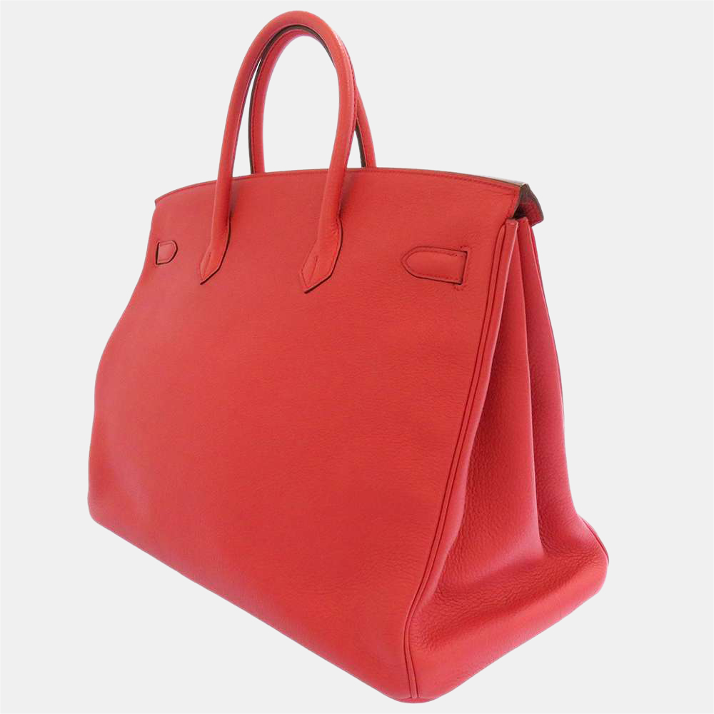 Hermes Red Togo Leather Palladium Hardware Birkin 40 Bag
Hermes Red Togo Leather Palladium Hardware Birkin 40 Bag