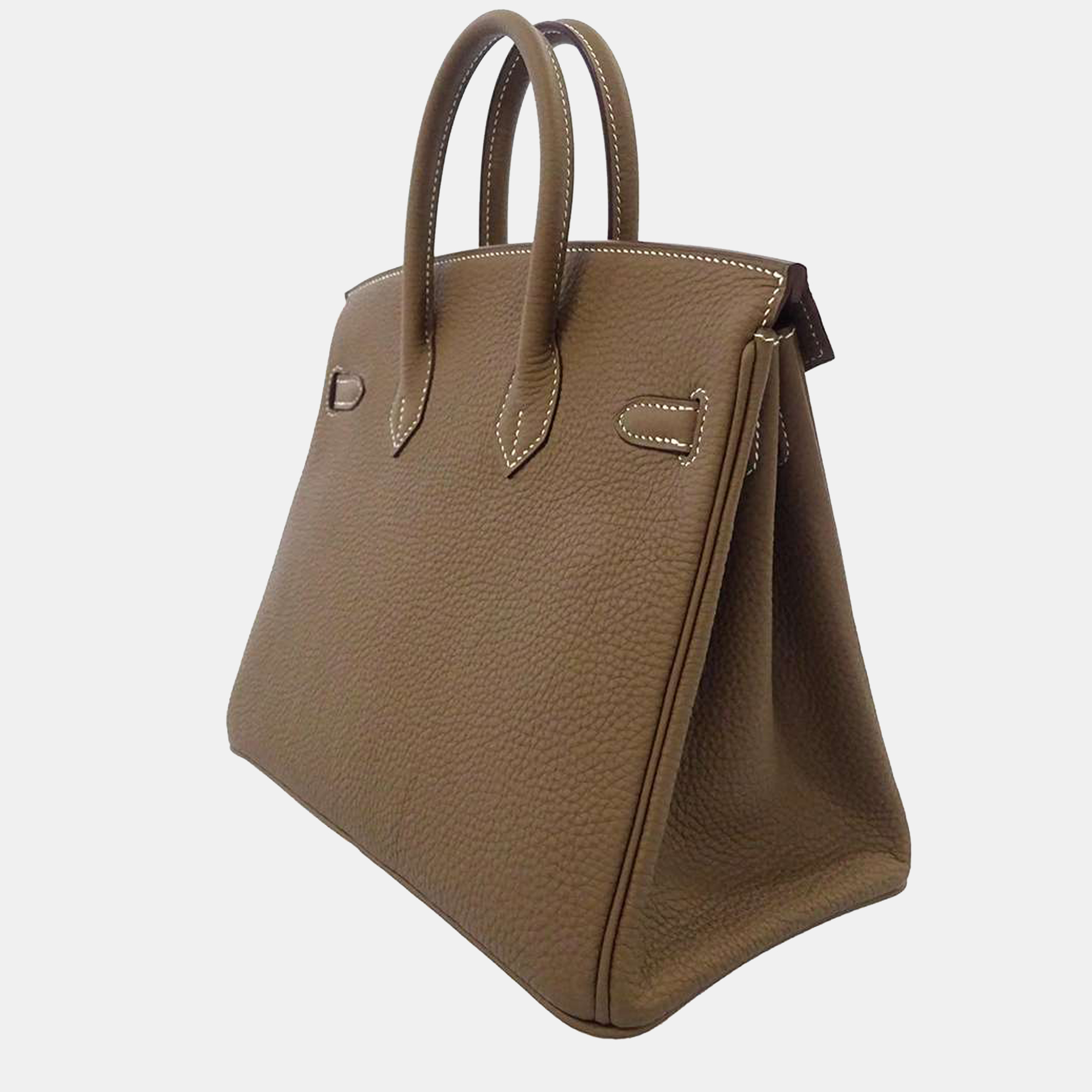 Hermes Etoupe Togo Leather Palladium Plated Hardware Birkin 25 Tote Bag, Brown
Hermes Etoupe Togo Leather Palladium Plated Hardware Birkin 25 Tote Bag, Brown