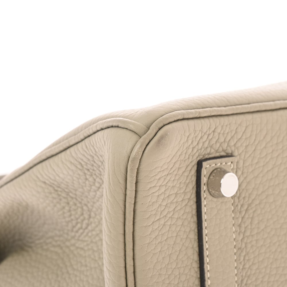 Hermes Birkin 35 Sage X Engraved (around 2016) Ladies Taurillon Clemence Handbag