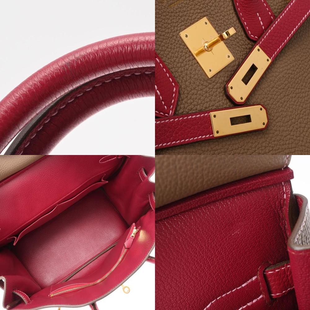 Hermes Birkin 35 Personal Order Etoupe Tosca O Engraved (around 2011) Ladies Togo Handbag