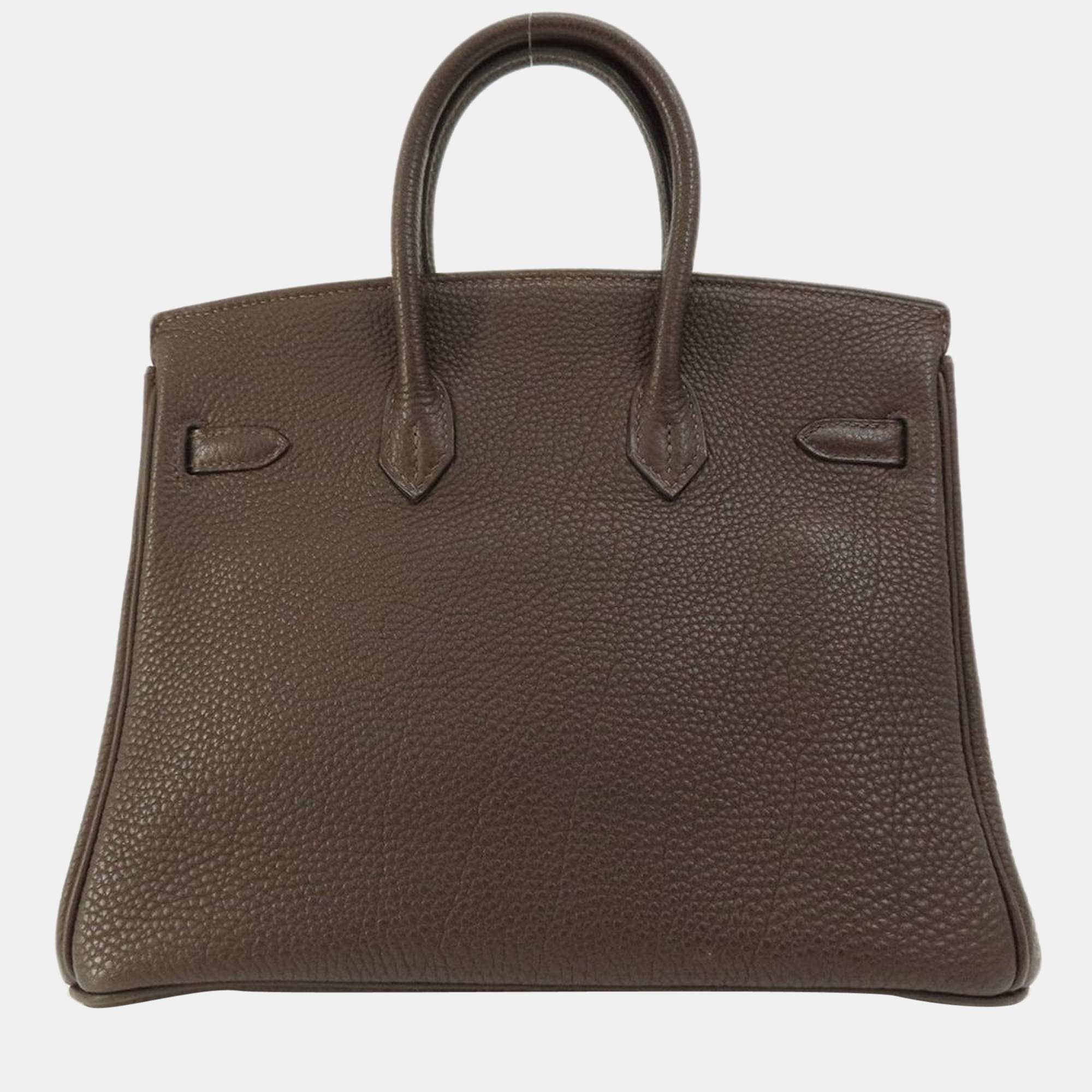 Hermes Birkin 25 Dark Brown Handbag Togo Ladies