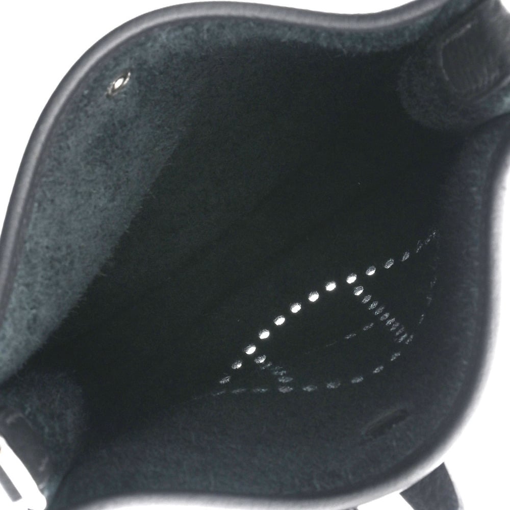 Hermes Evelyn TPM Black U Engraved (around 2022) Women's Taurillon Clemence Shoulder Bag
