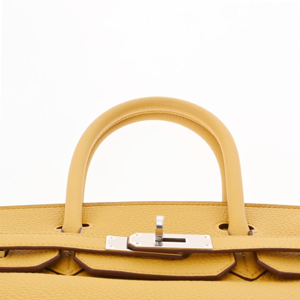 Hermes Birkin 30 Jaune Ambre D Engraved (around 2019) Ladies Taurillon Clemence Handbag