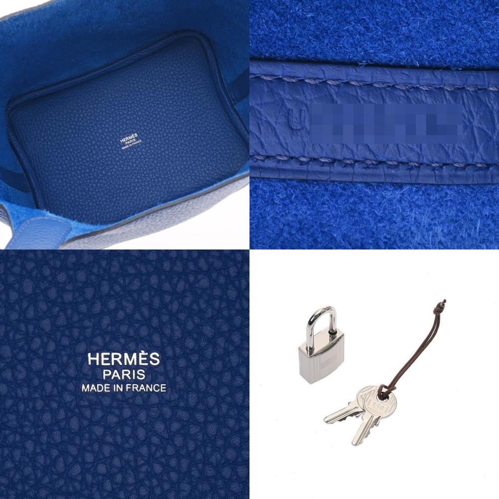 Hermes Picotin Lock PM Blue Royale U Engraved (around 2022) Women's Taurillon Clemence Handbag