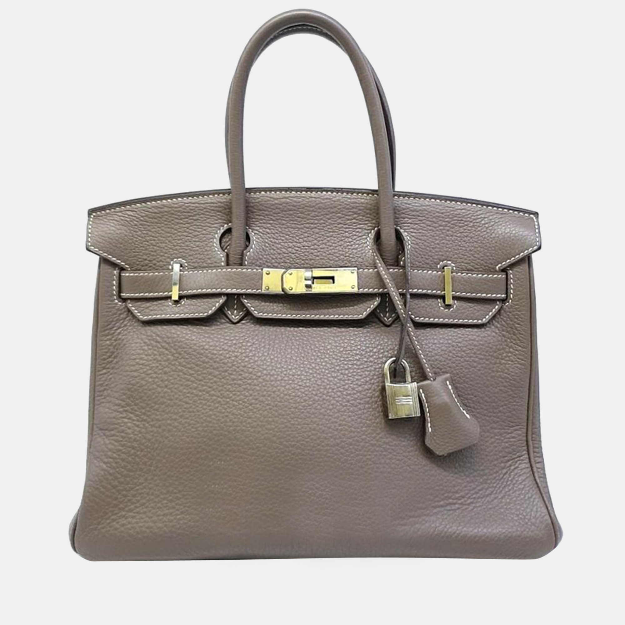 Hermes brown leather birkin 30 bag