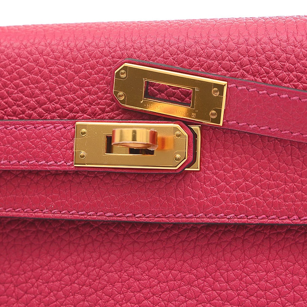 Hermes Kelly 25 Inner Stitch Togo Handbag Franboise Gold Metal Fittings Z Engraved