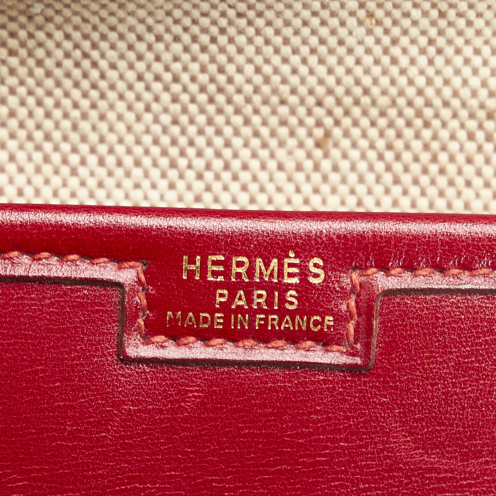 Hermes Red Jige PM Clutch