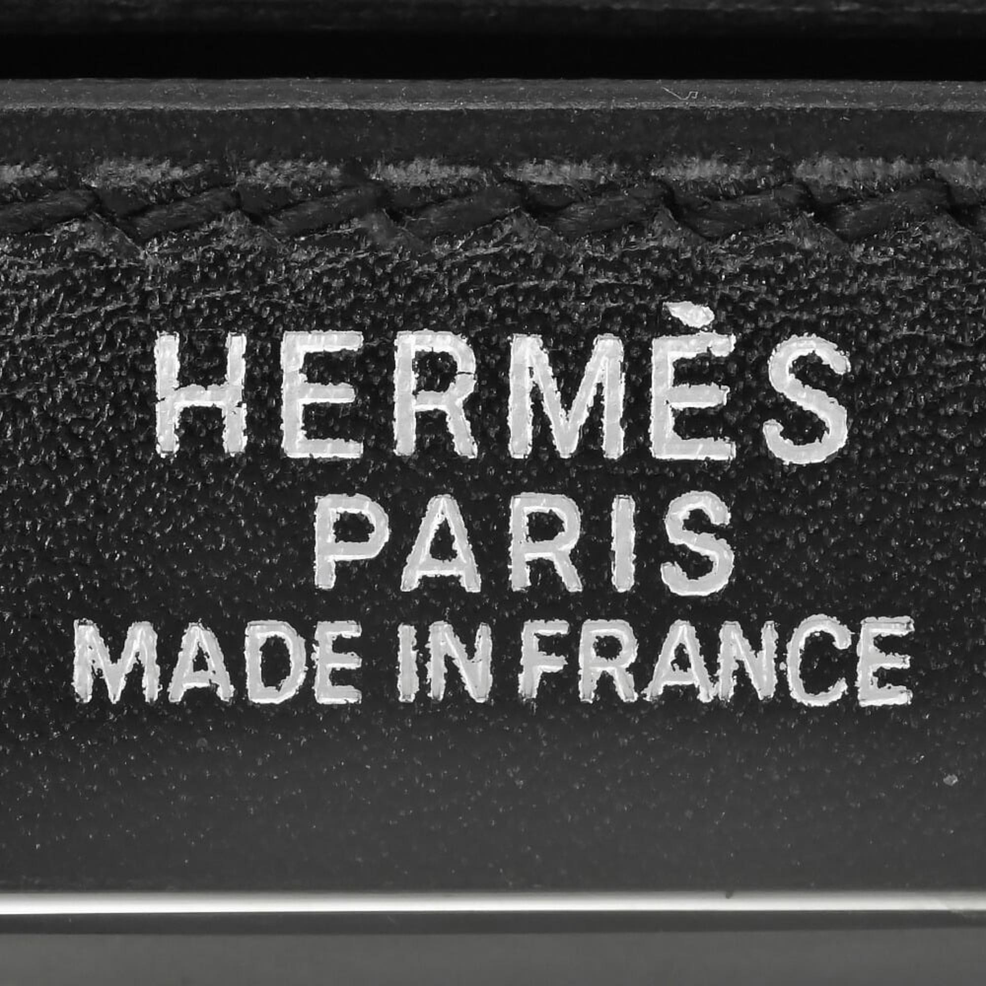 Hermes HERMES Kelly 32 Outside Sewing Handbag Box Calf Noir J Stamp (2006)