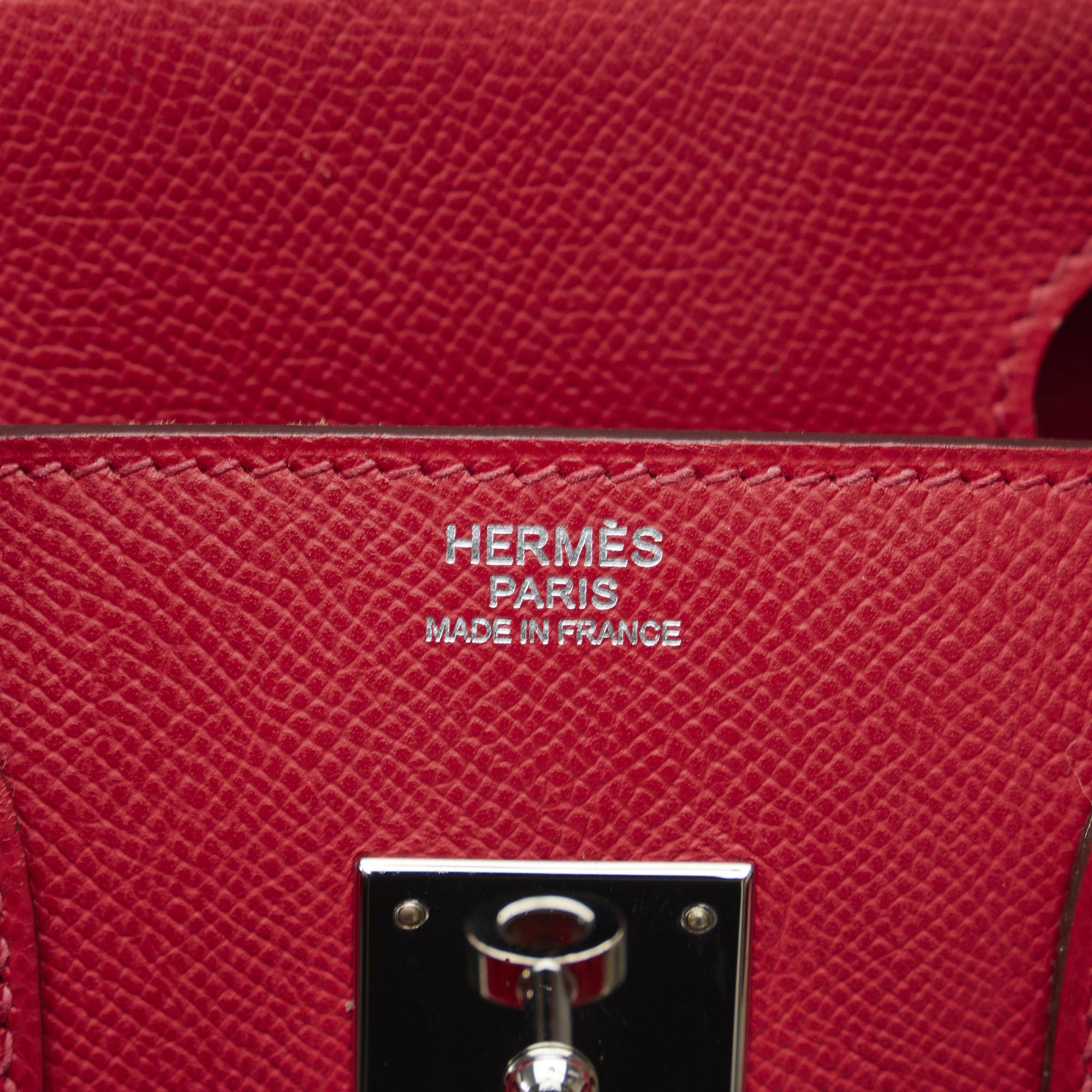 Hermes Red Epsom Birkin 30