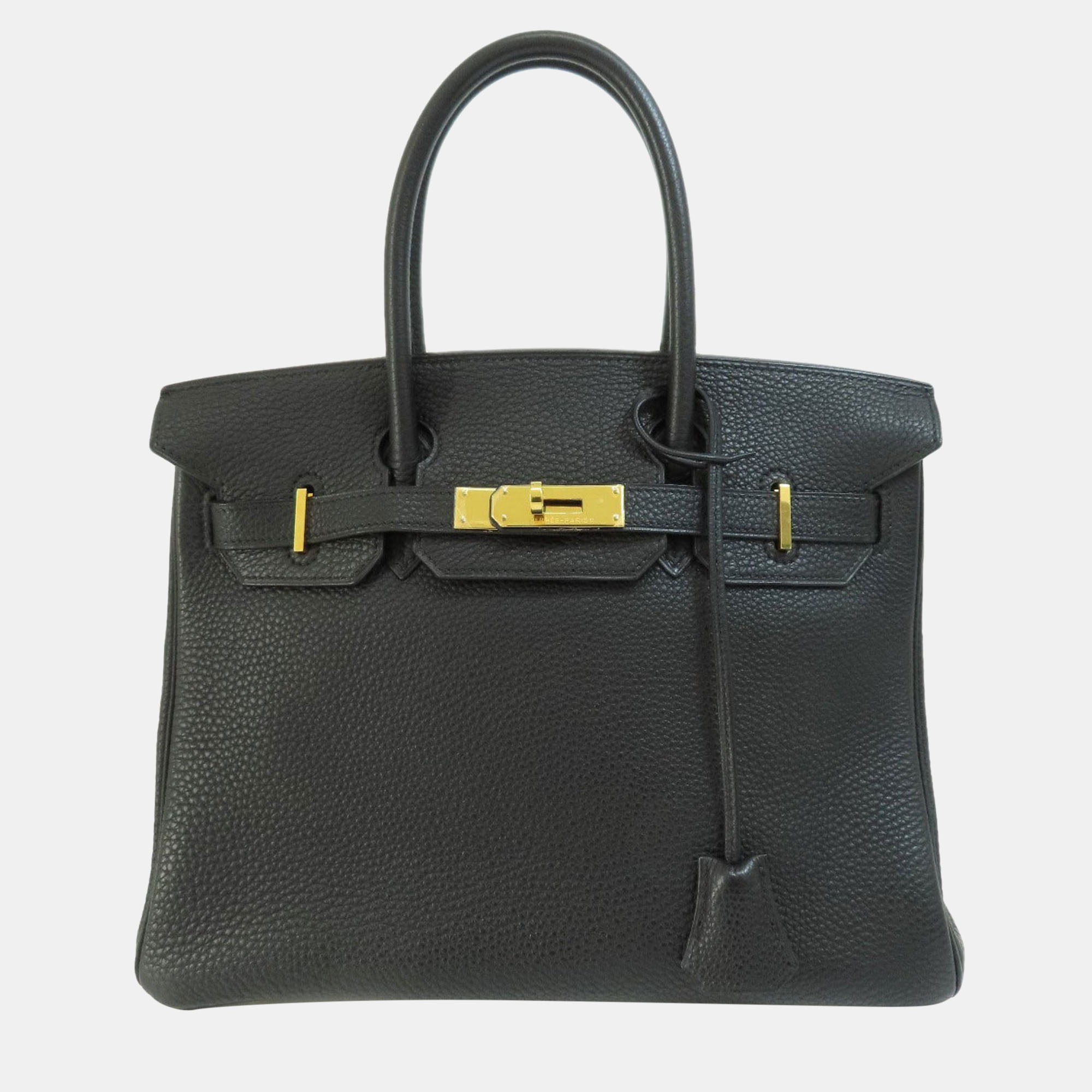 Hermes Birkin 30 Black Handbag Togo Ladies HERMES