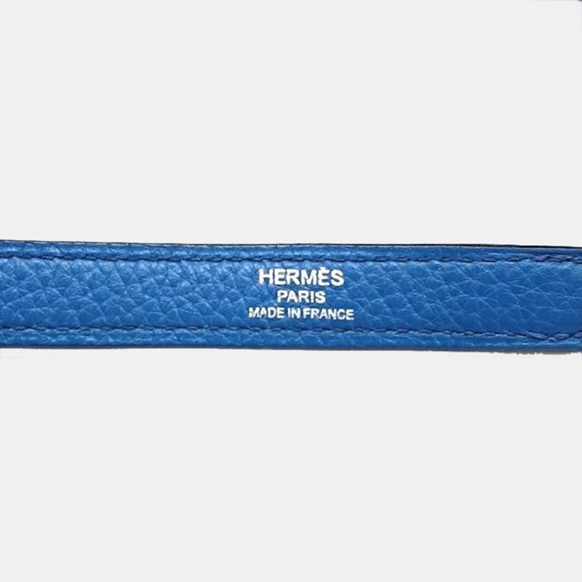 Hermes Bleu Leather Kelly 35