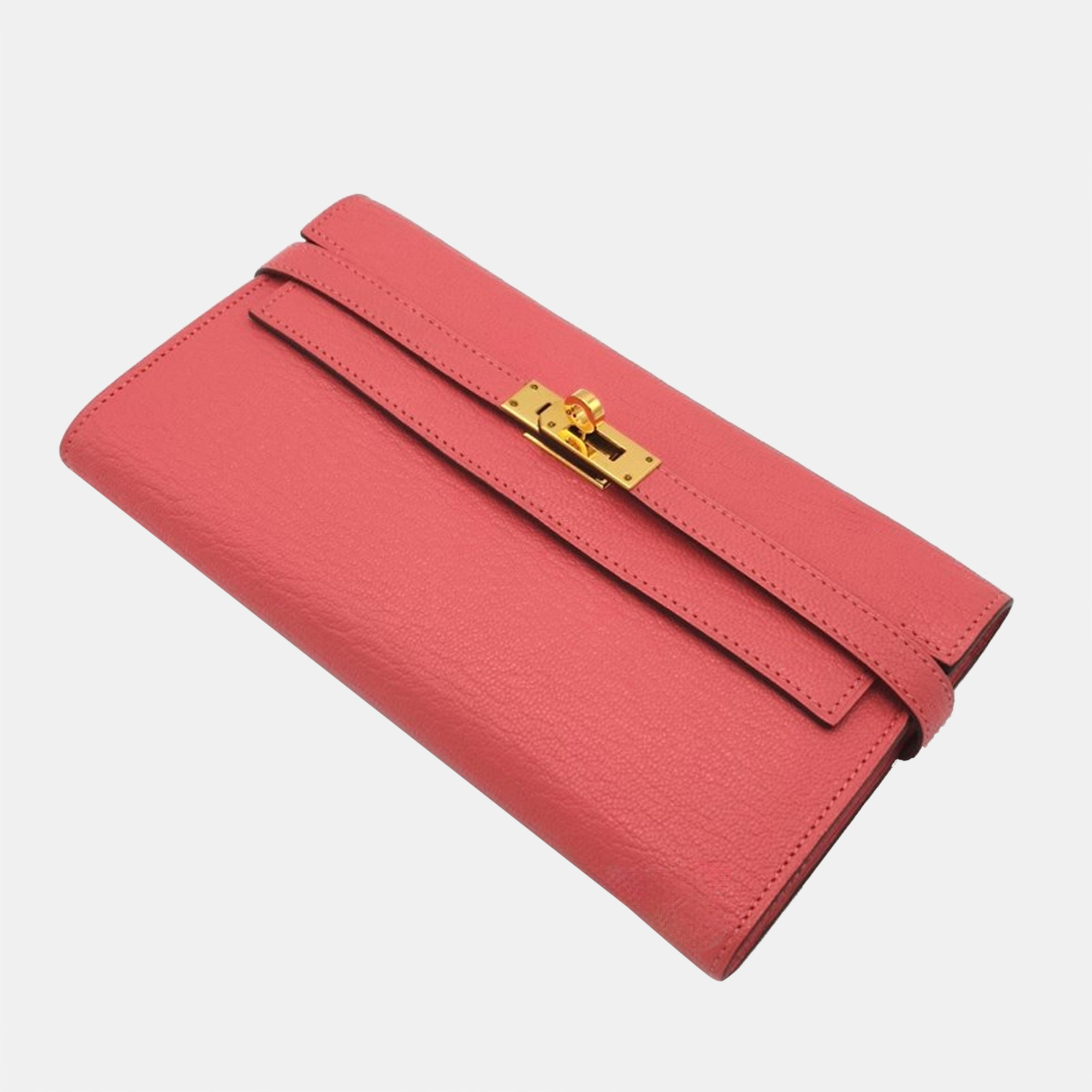 Hermes  Leather Kelly Classic Wallet