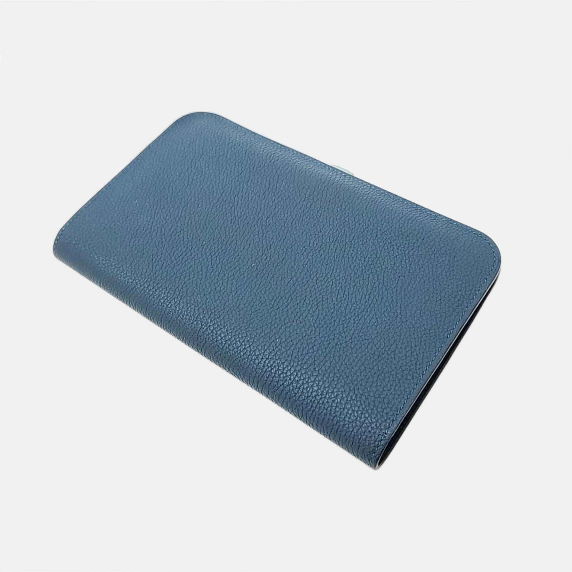 Hermes Navy Blue Dogon Wallet