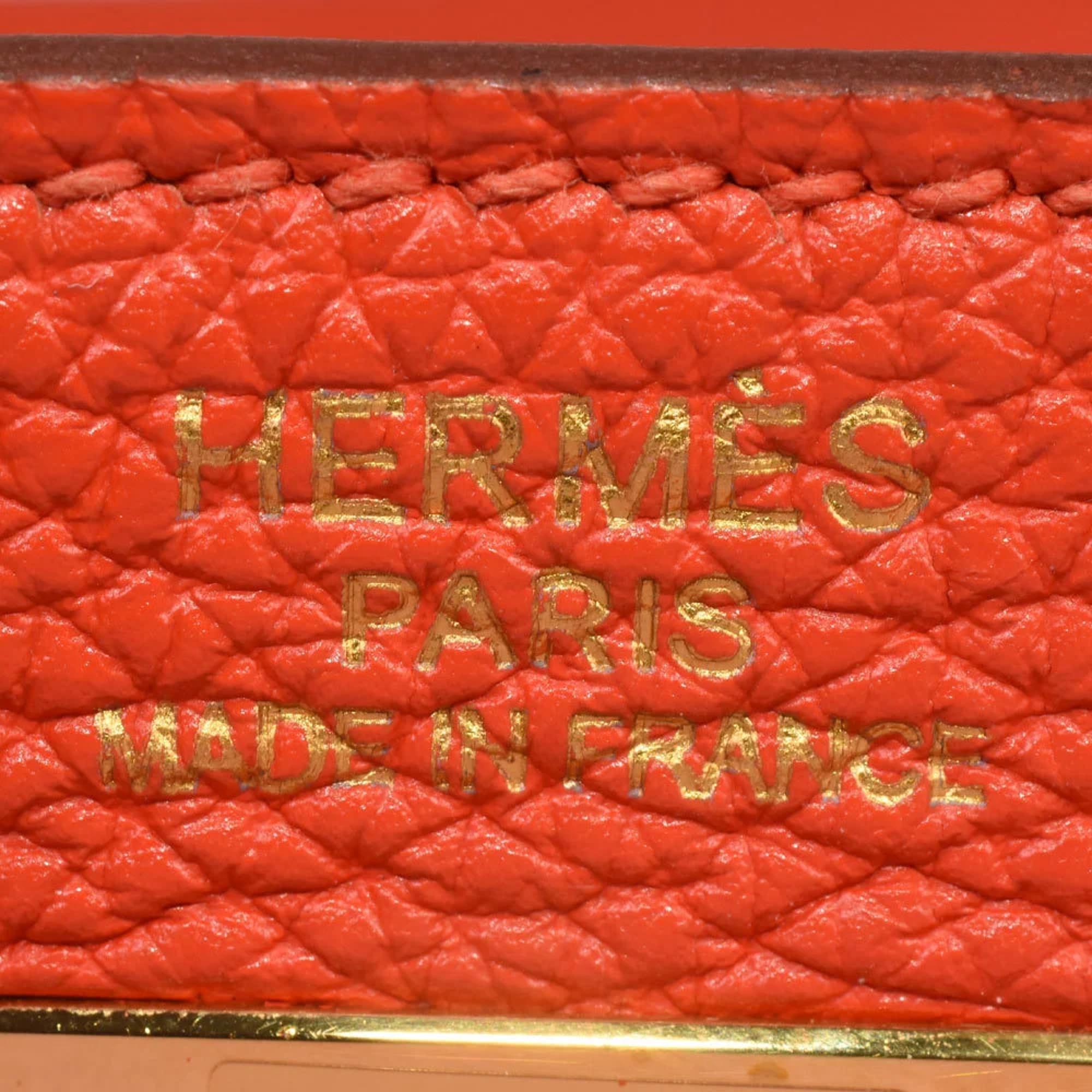 Hermes Kelly 35 Inner Sewing Capucines Togo Q Engraved (manufactured In 2013) Handbag