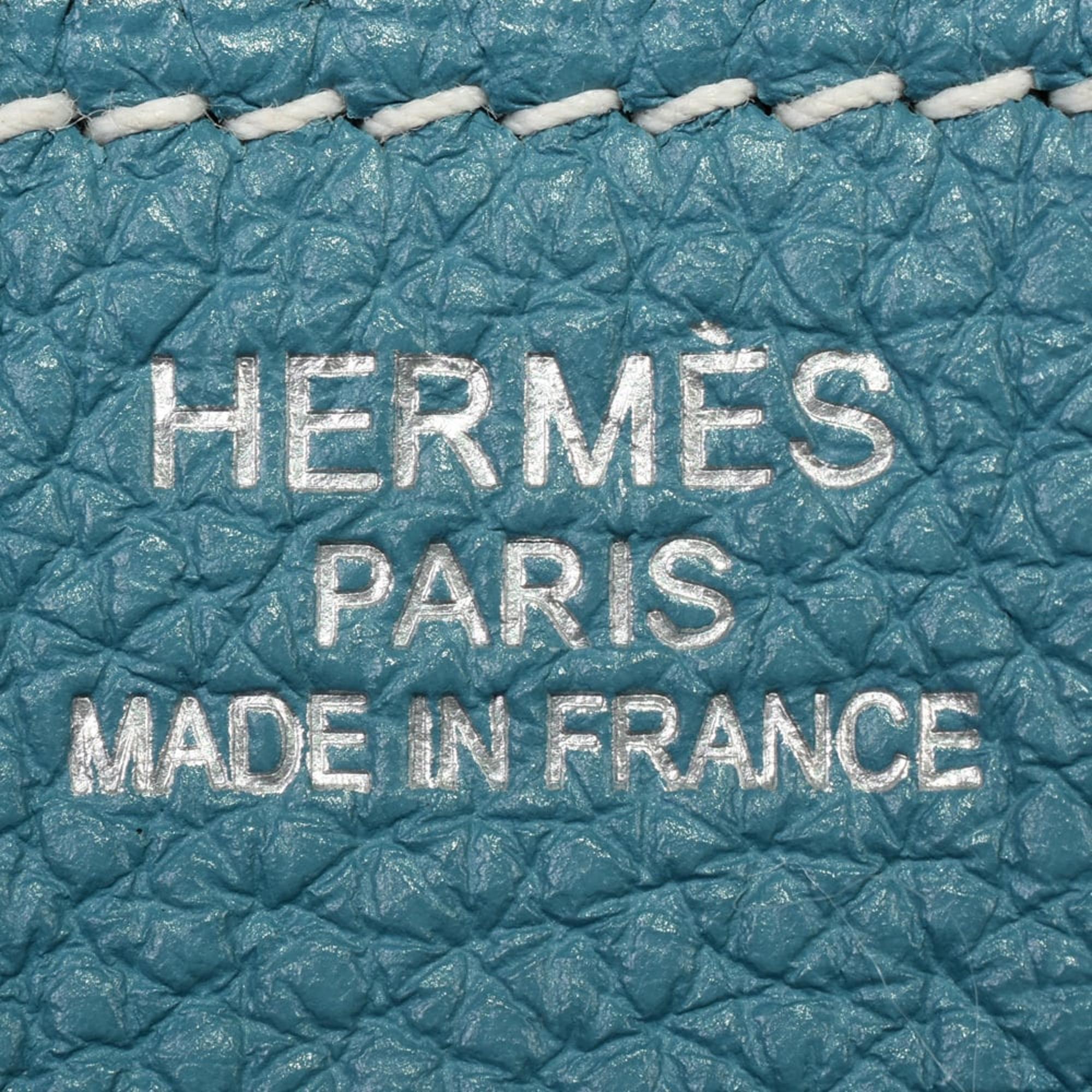 Hermes Birkin 35 Togo N Engraved Blue Handbag