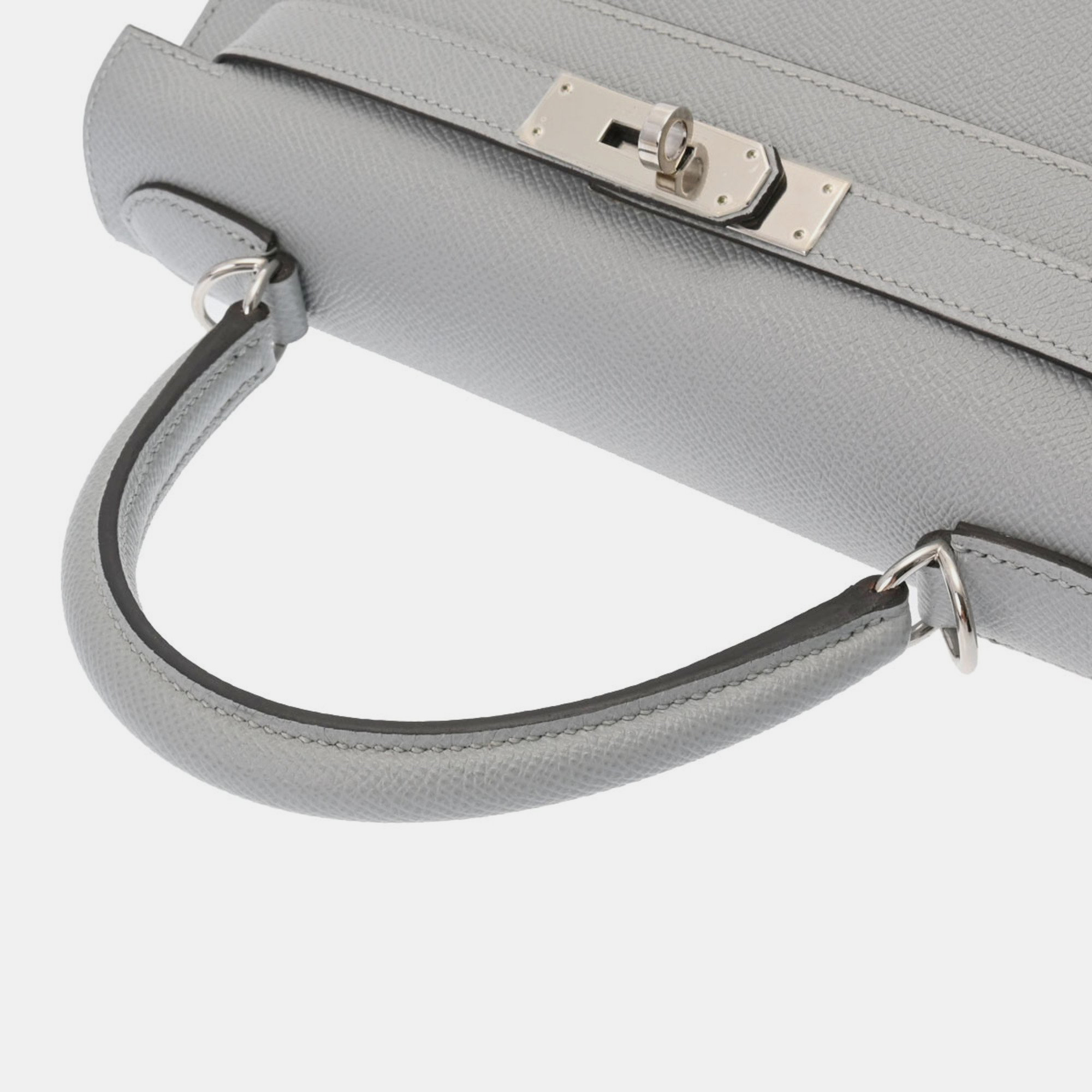 Hermes Kelly Women's Epsom Leather Handbag White