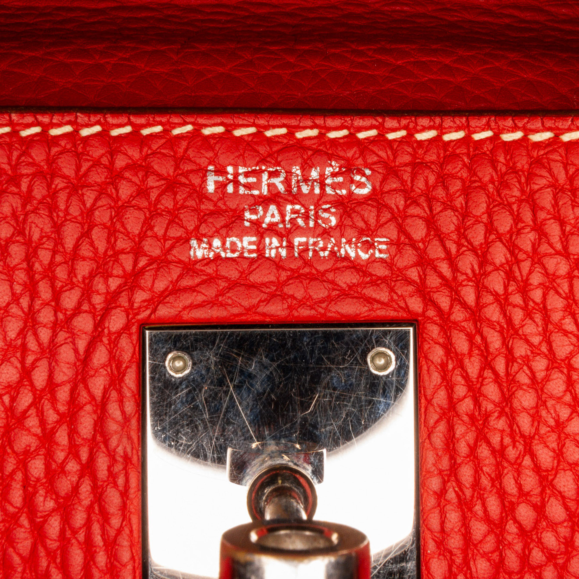 Hermes Red Clemence Kelly Retourne 32