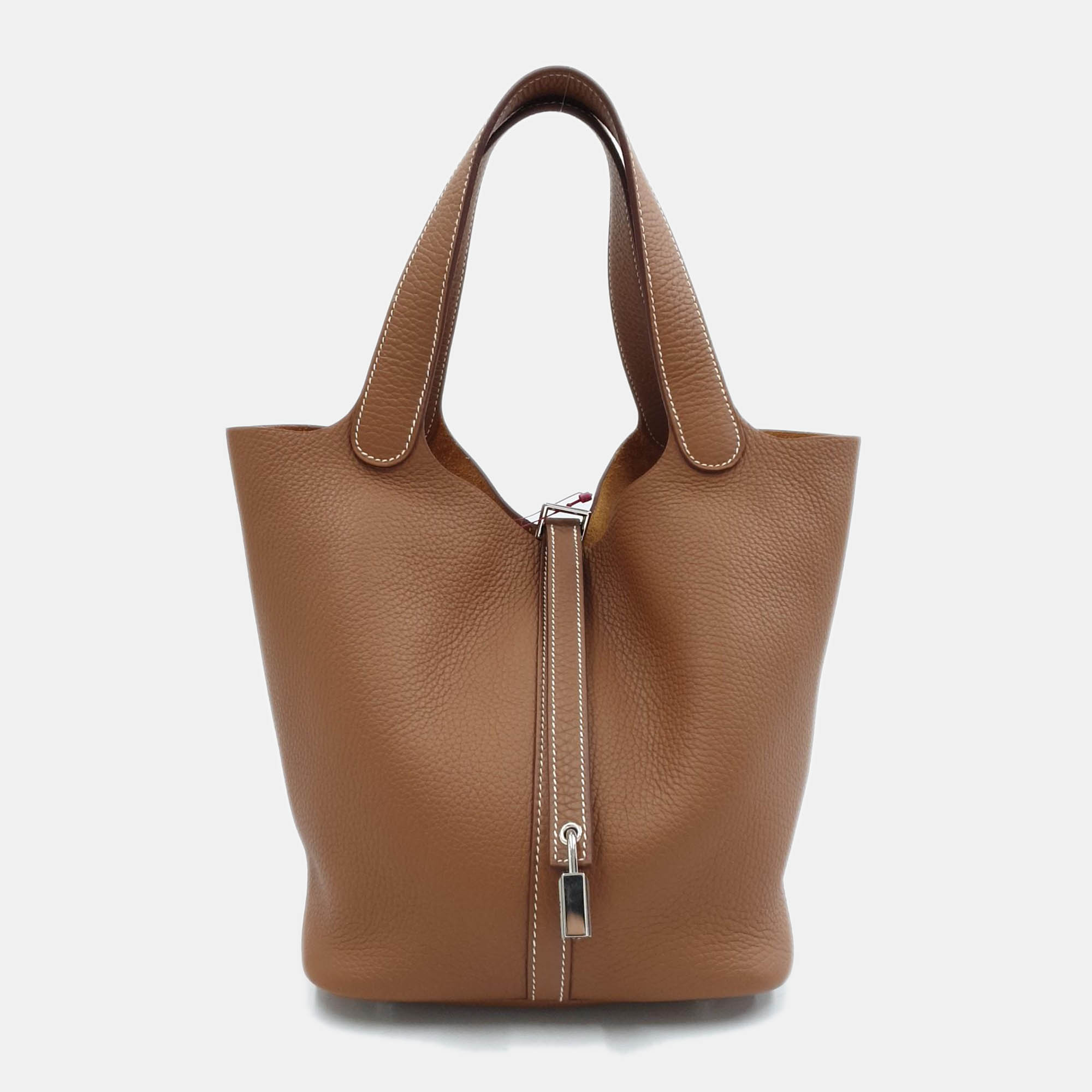 Hermes Brown Leather Roulis Pico 22 (B) Bag