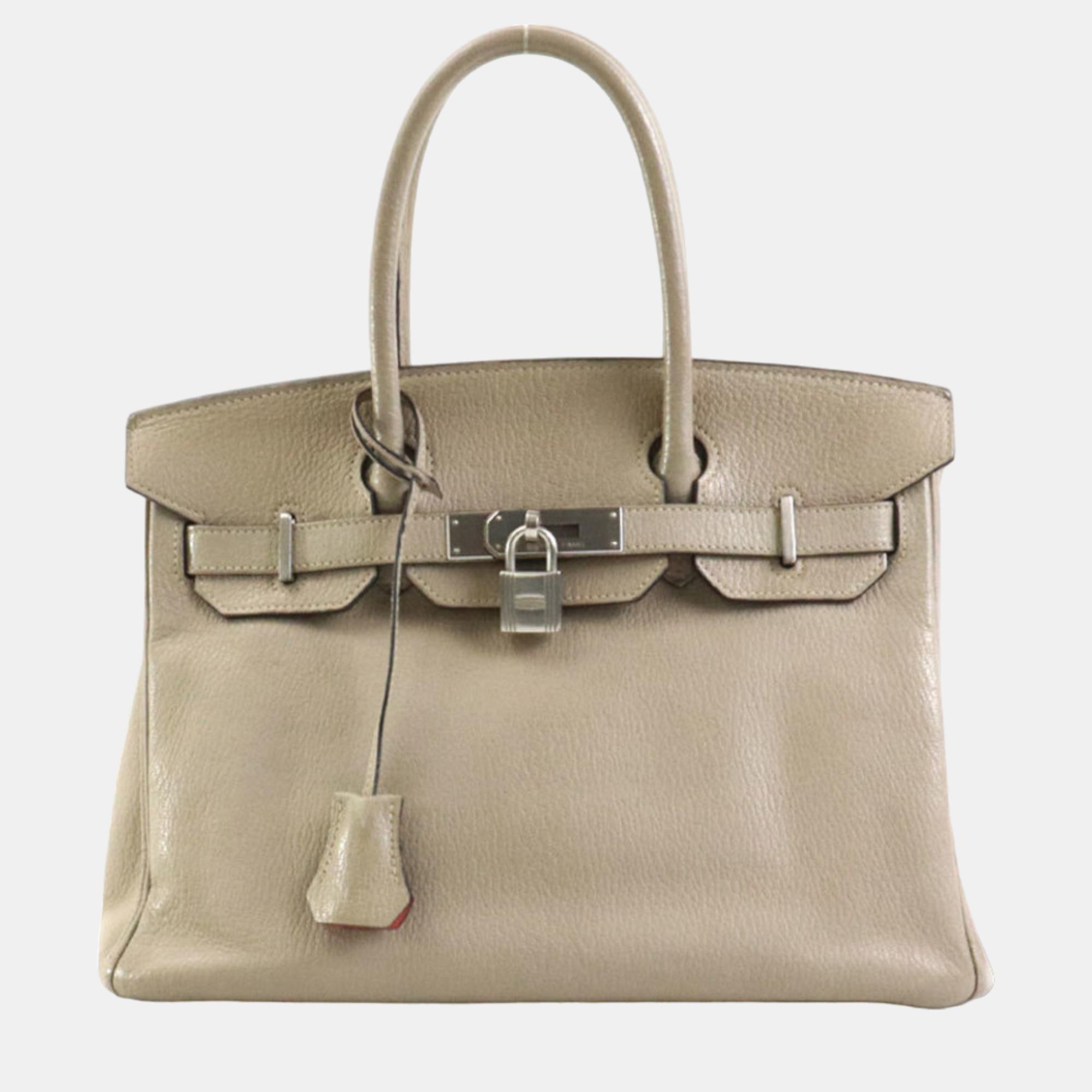 Hermes handbag personal order birkin 30 chevre misor estimated tourtiere gray x flamingo silver ladies