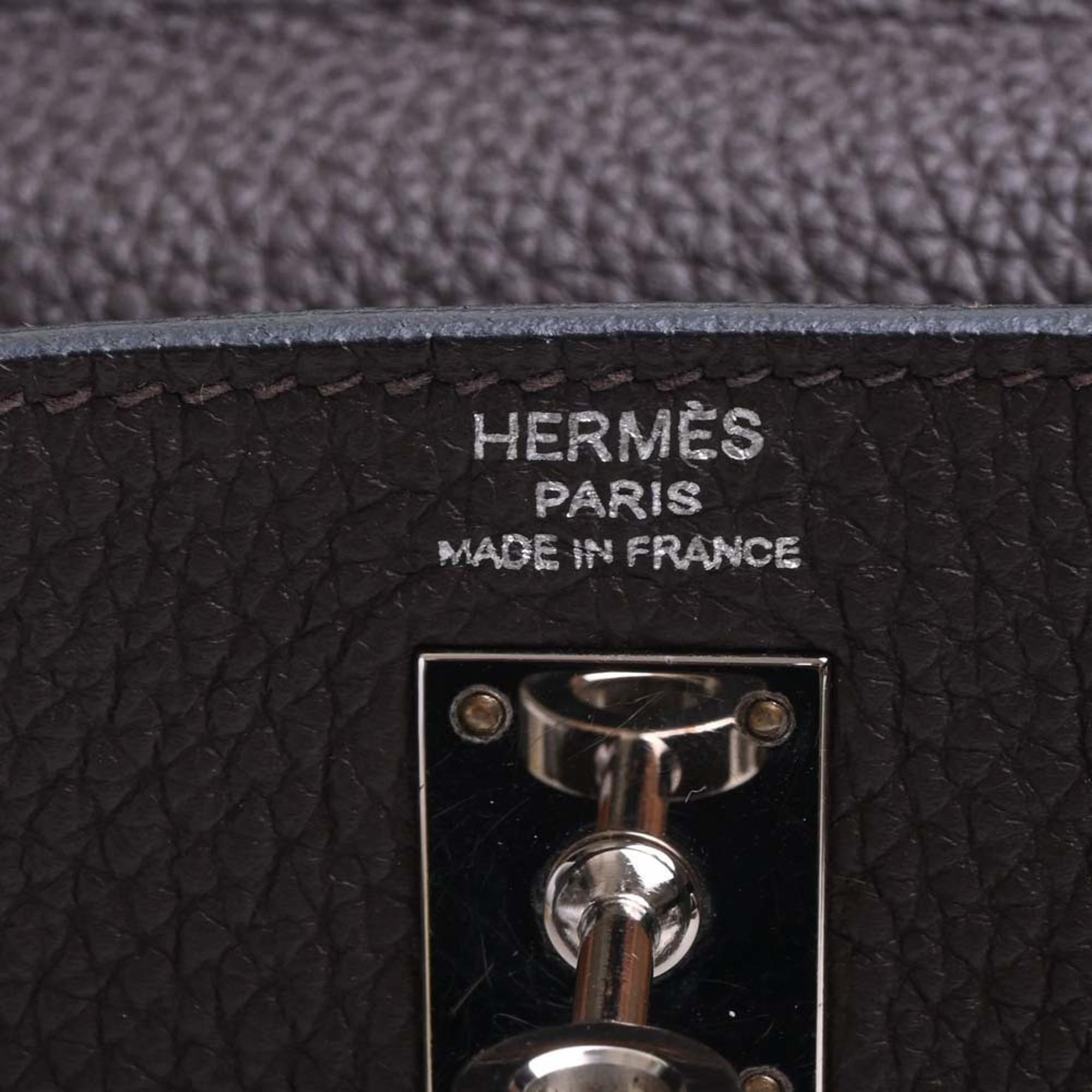 Hermes Togo Kelly 25 Handbag Brown Ladies